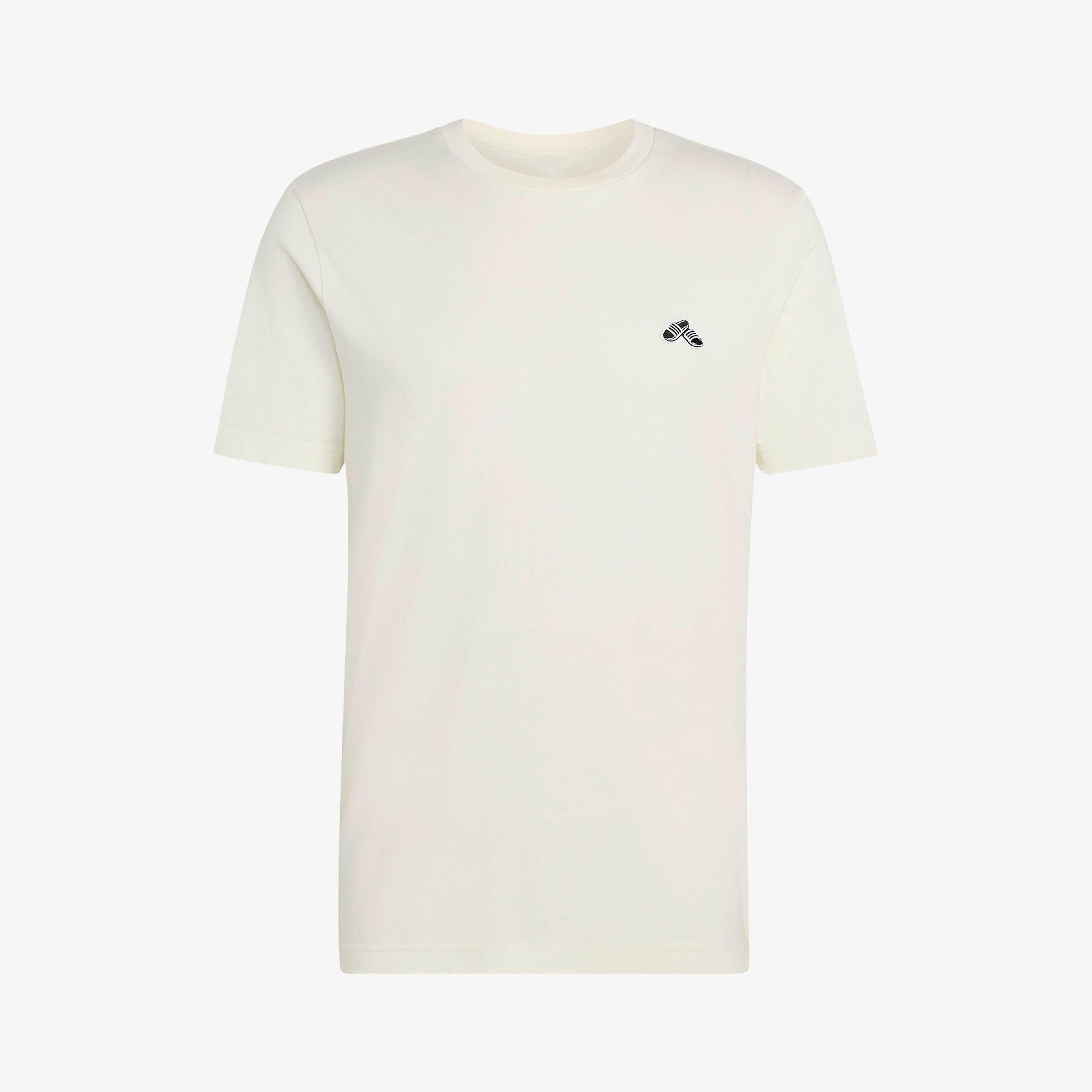adidas Slide Erkek Beyaz T-Shirt