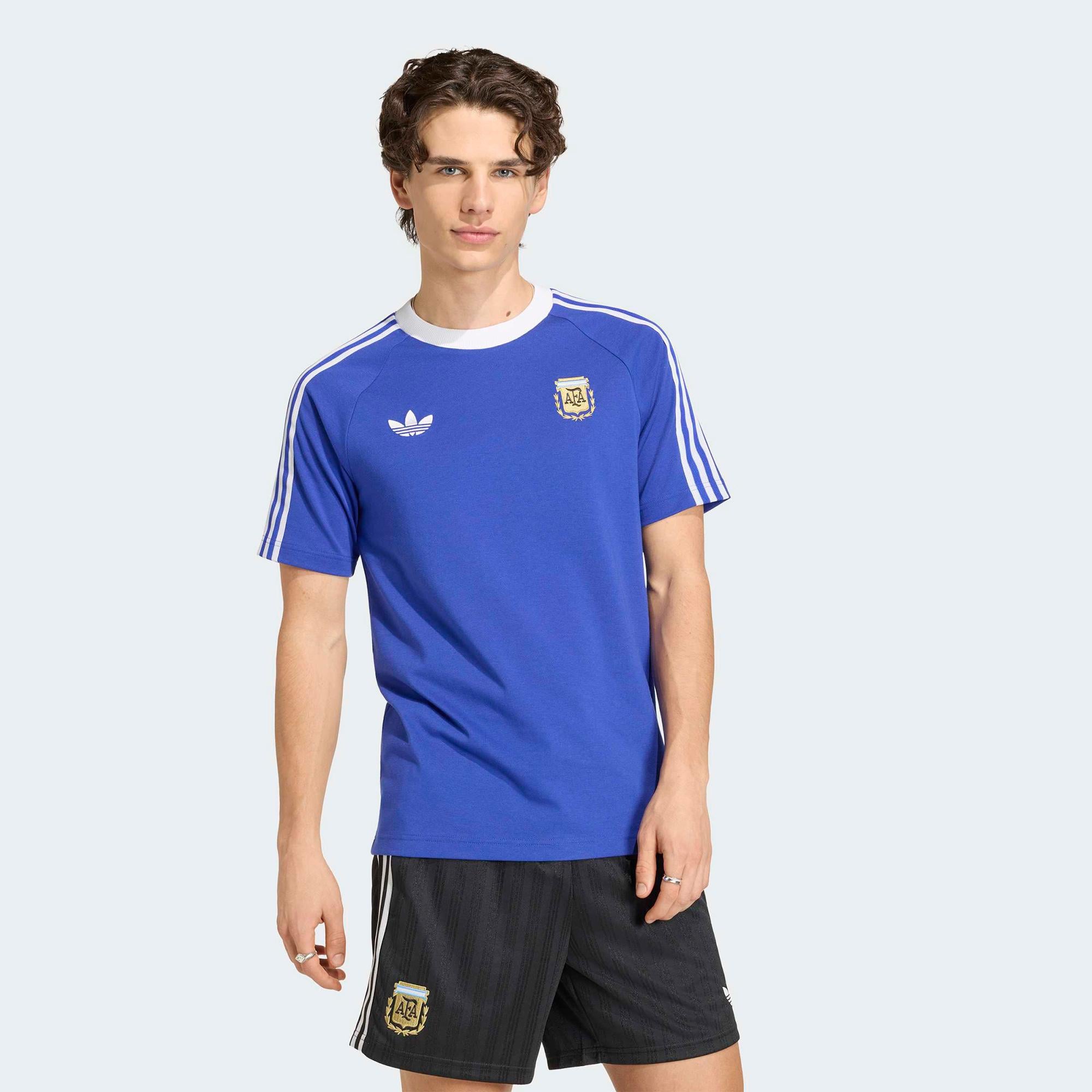 adidas Arjantin Milli Takım Erkek Mavi T-Shirt