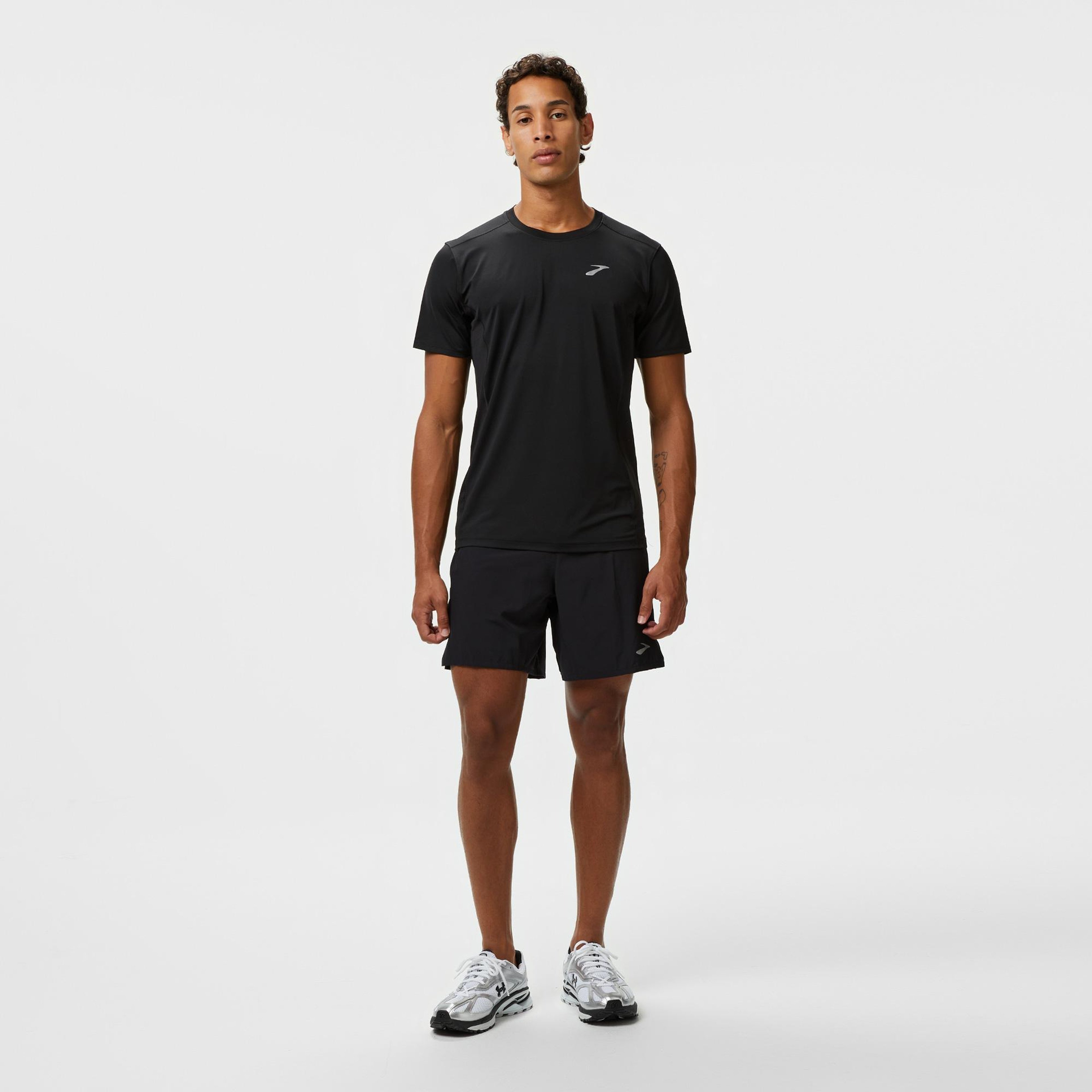 Brooks Journey 7 2-in-1 Erkek Siyah Koşu Şortu
