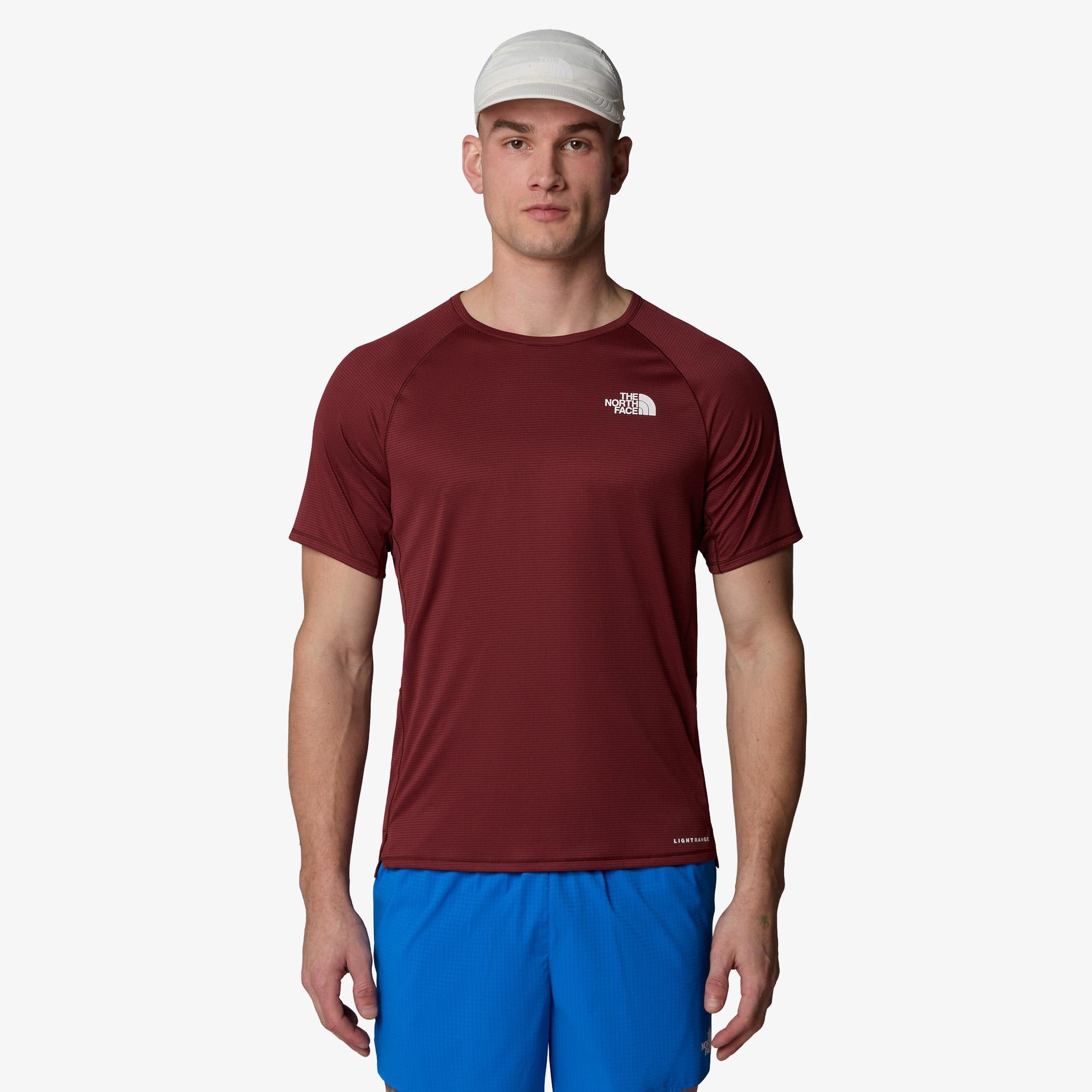 The North Face Sunriser Ss Erkek Bordo T-Shirt