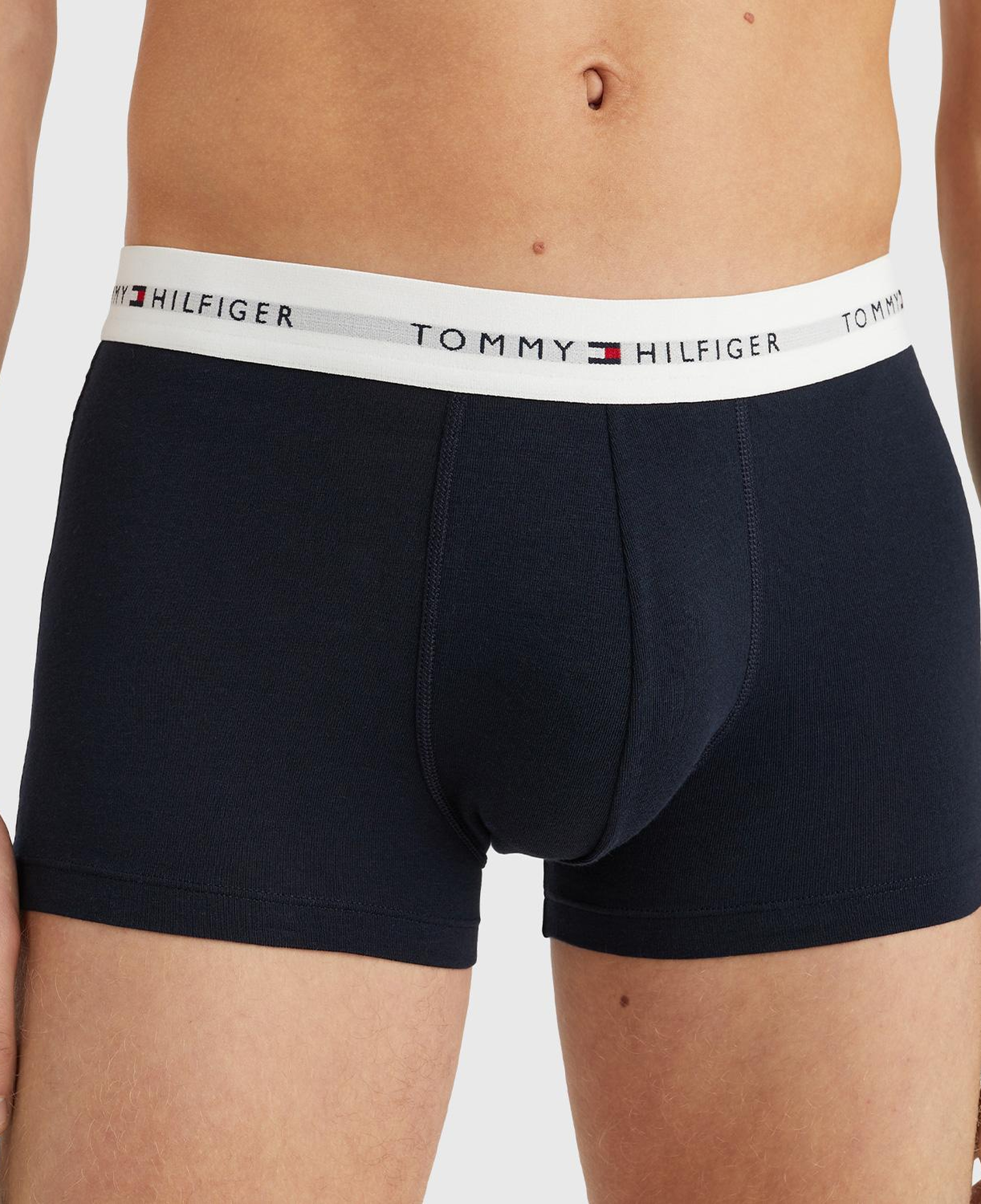Tommy Hilfiger 3'lü Trunk Erkek Siyah Boxer