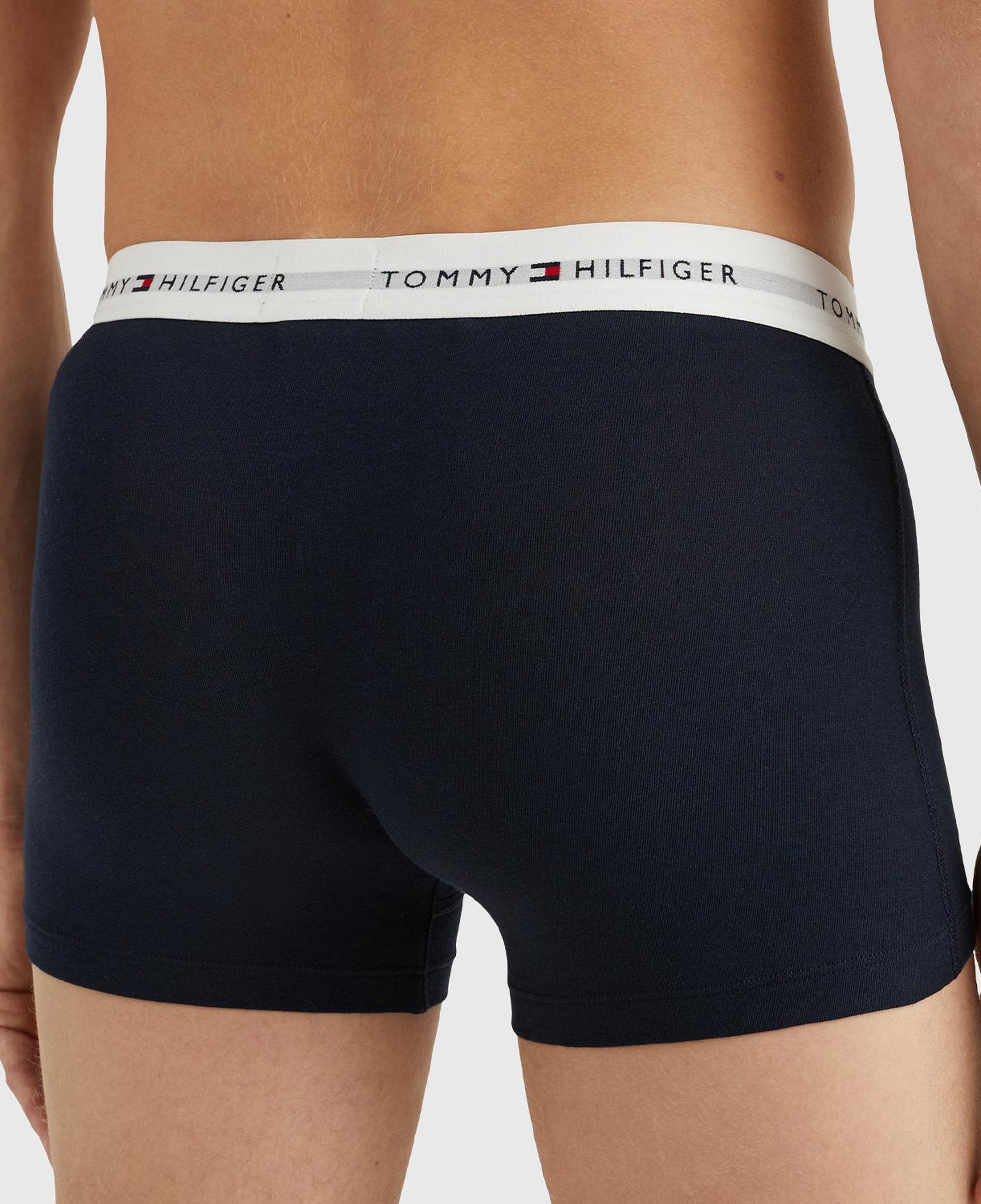Tommy Hilfiger 3'lü Trunk Erkek Siyah Boxer