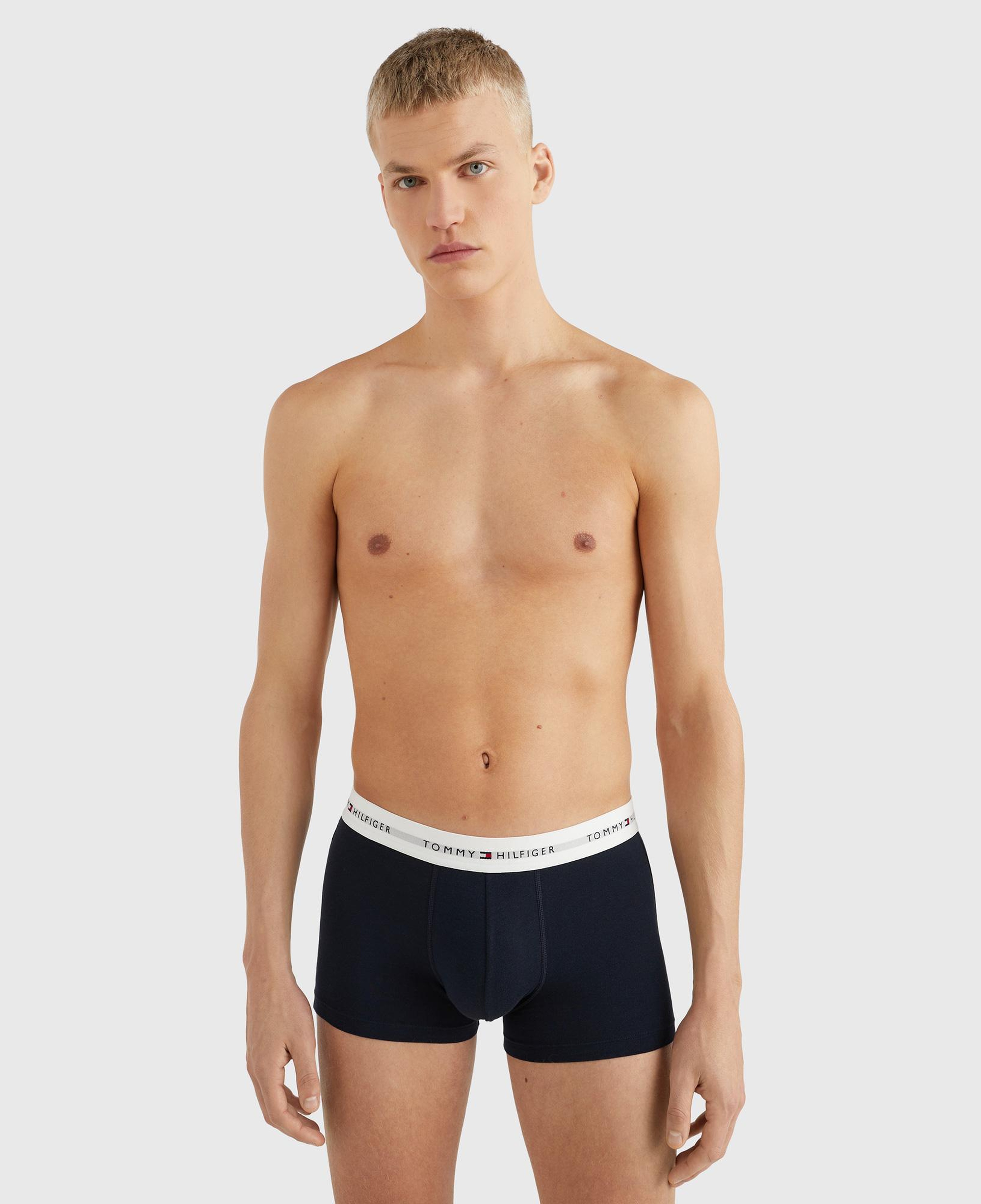 Tommy Hilfiger 3'lü Trunk Erkek Siyah Boxer