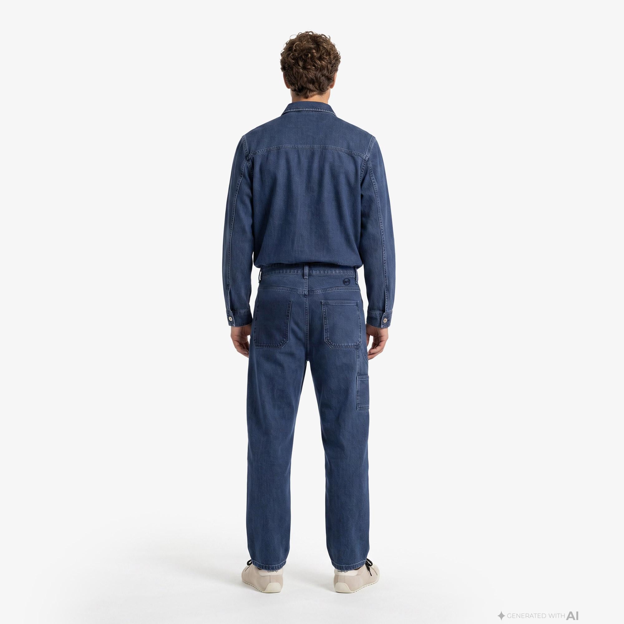 UNITED4 Classic Fit Erkek Mavi Pantolon