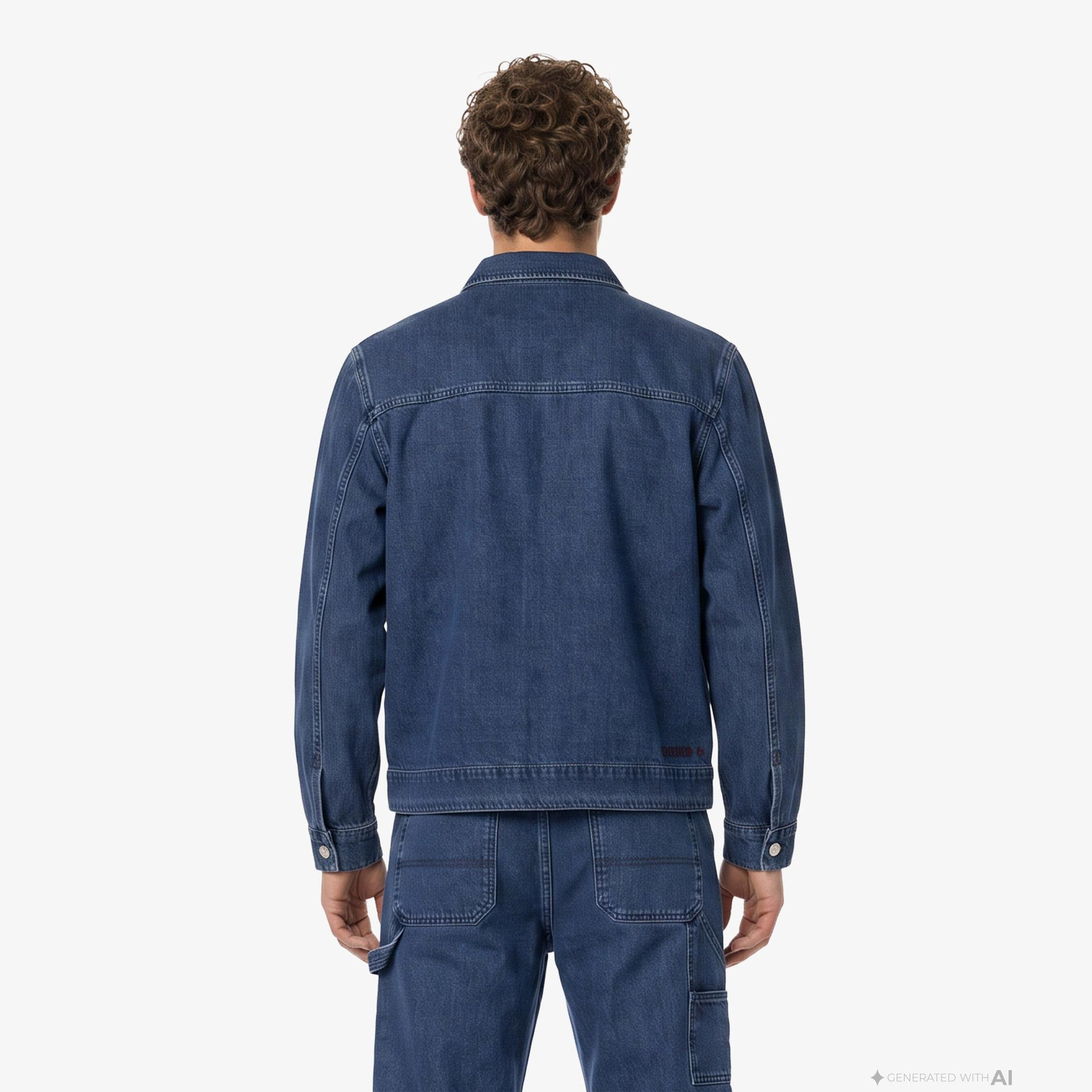 UNITED4 Classic Fit Erkek Mavi Ceket
