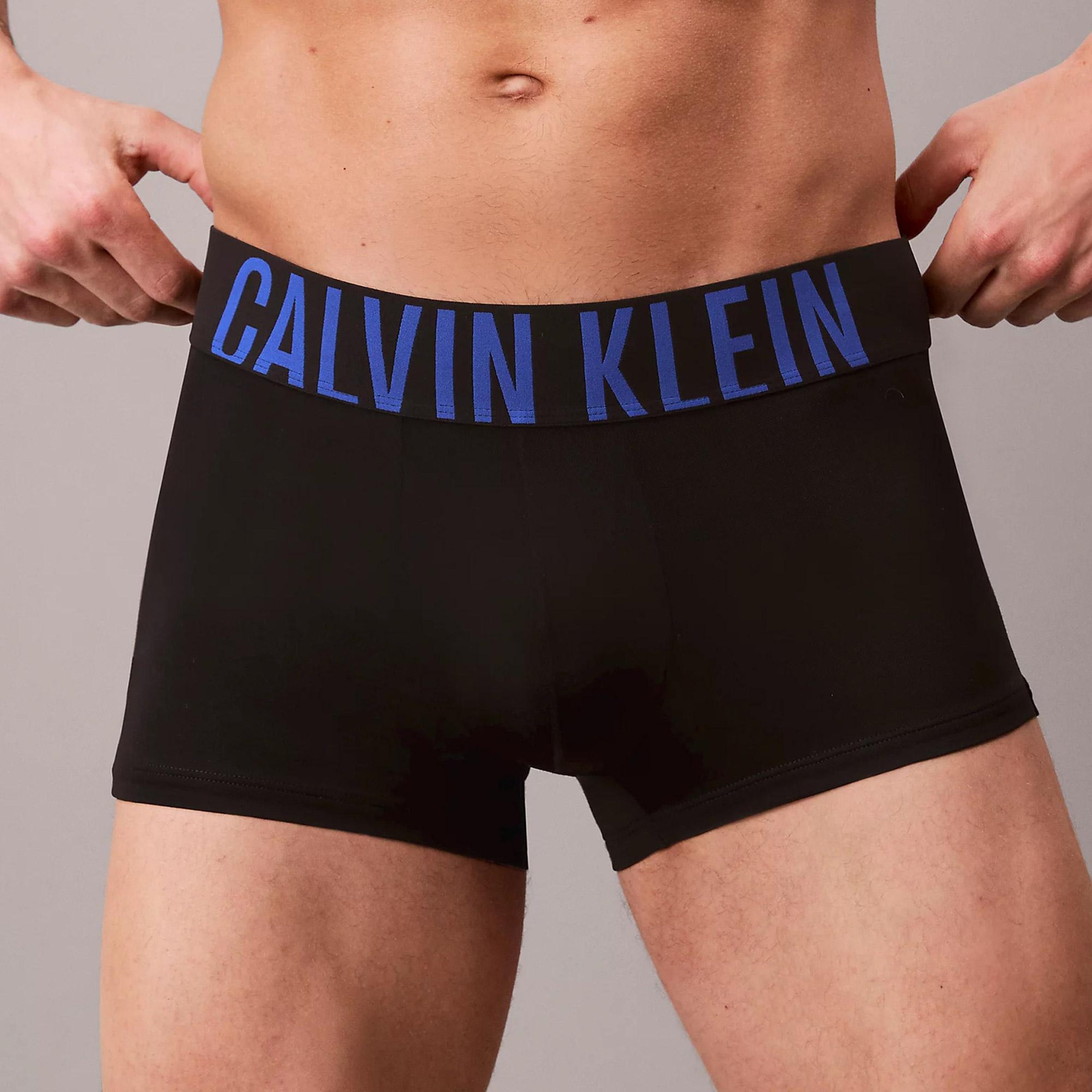 Calvin Klein 3'lü Low Rise Trunk 3'lü Erkek Siyah Boxer