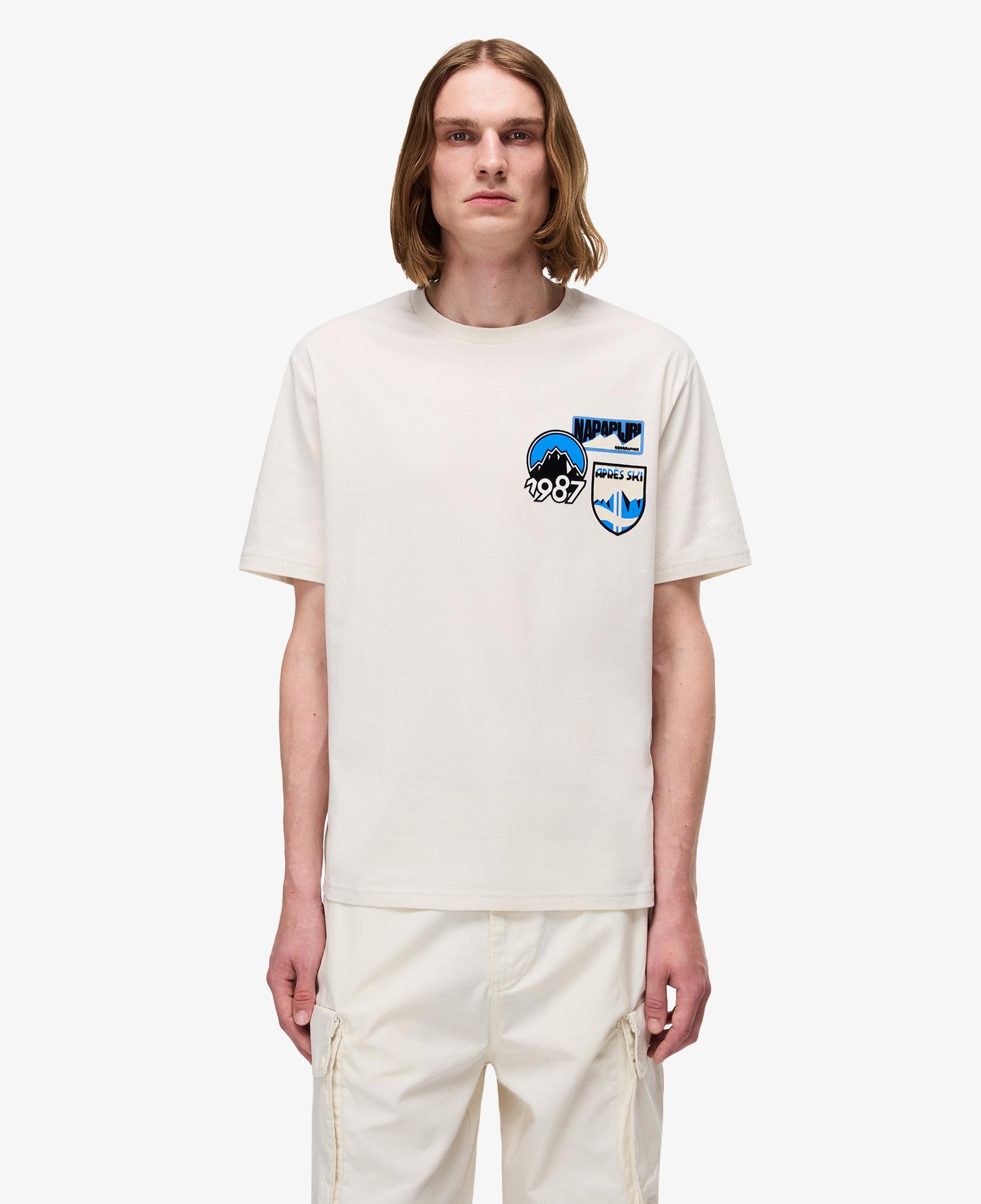 Napapijri S-Montepiana Erkek Bej T-Shirt