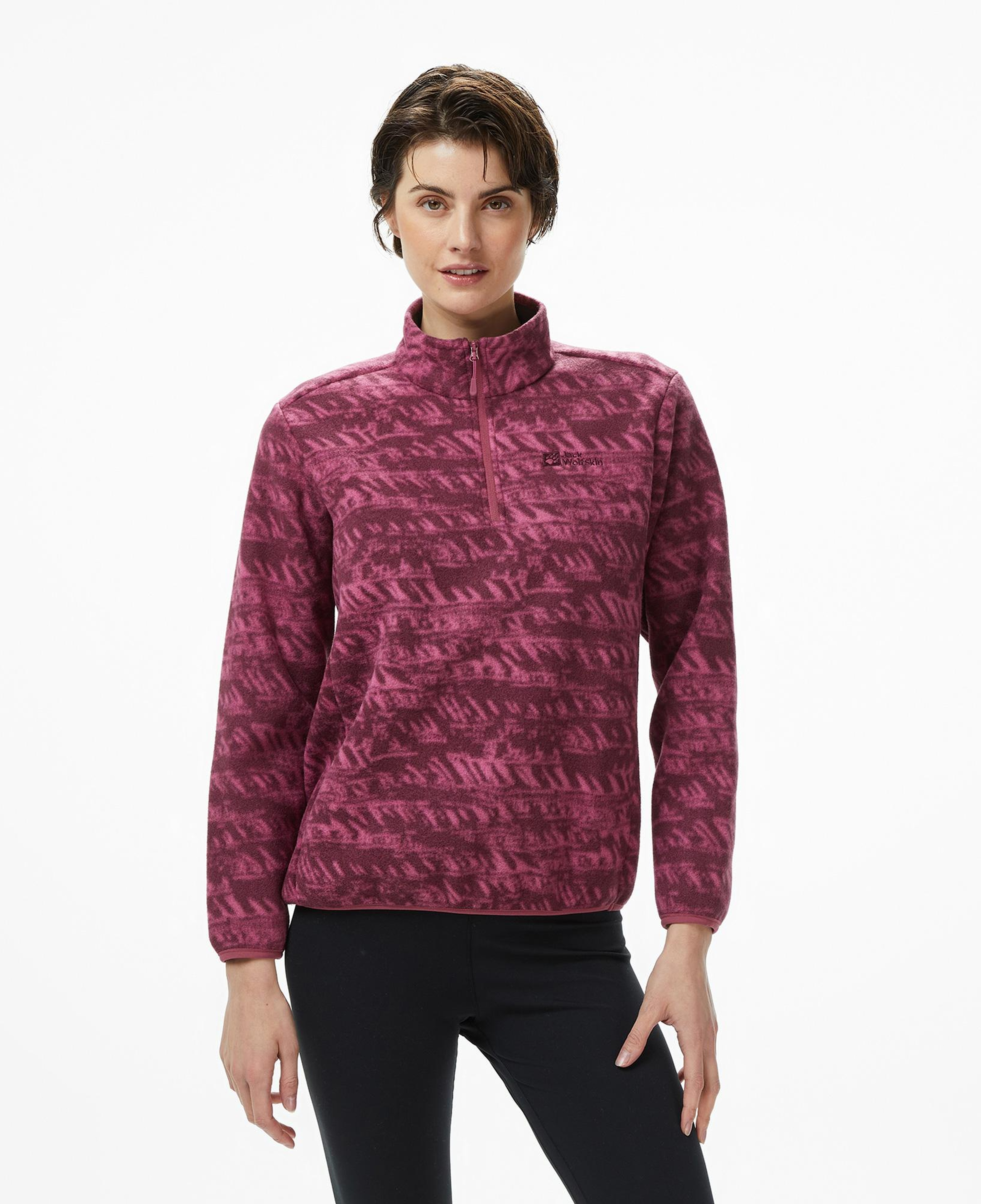 Jack Wolfskin Big Sky Kadın Pembe Outdoor Polar