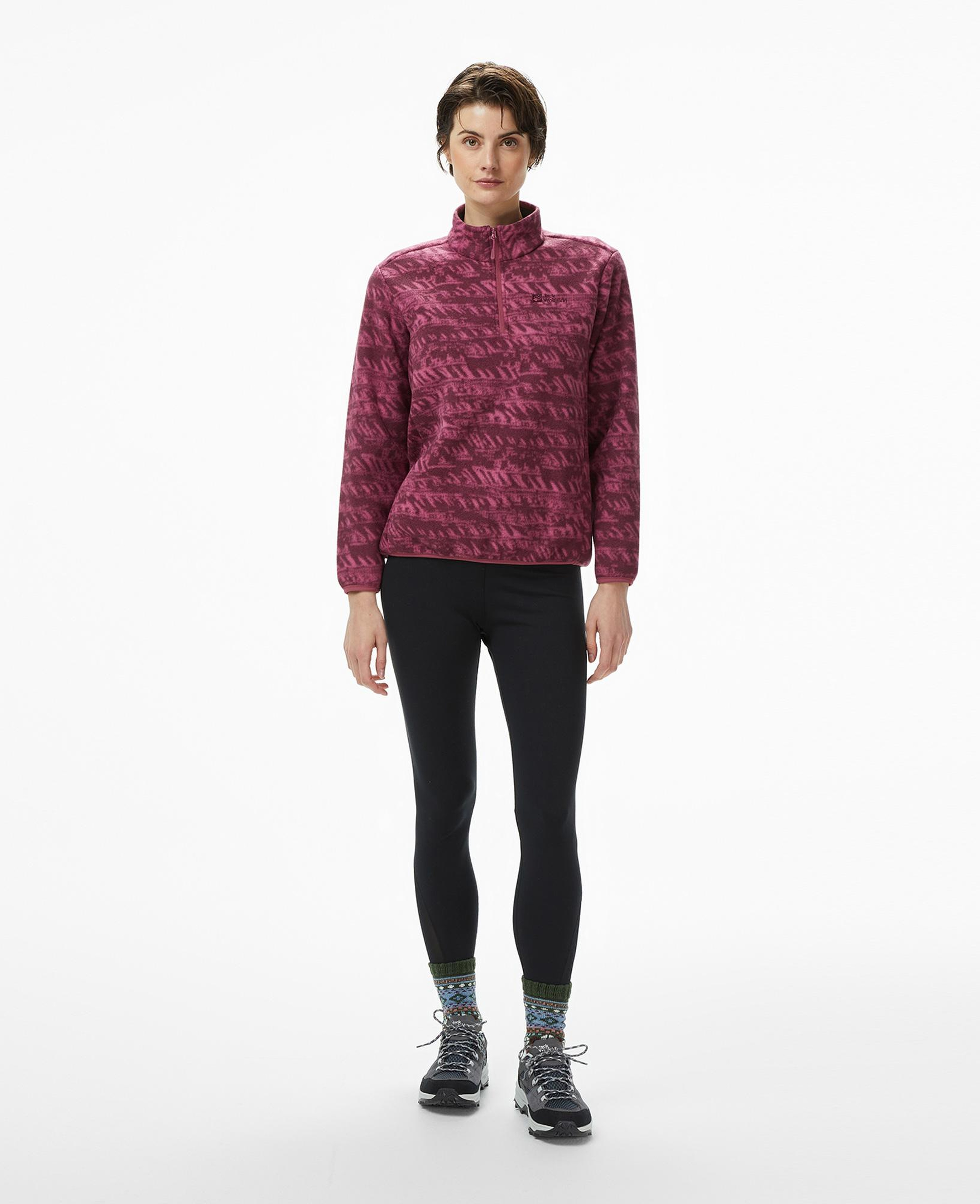 Jack Wolfskin Big Sky Kadın Pembe Outdoor Polar
