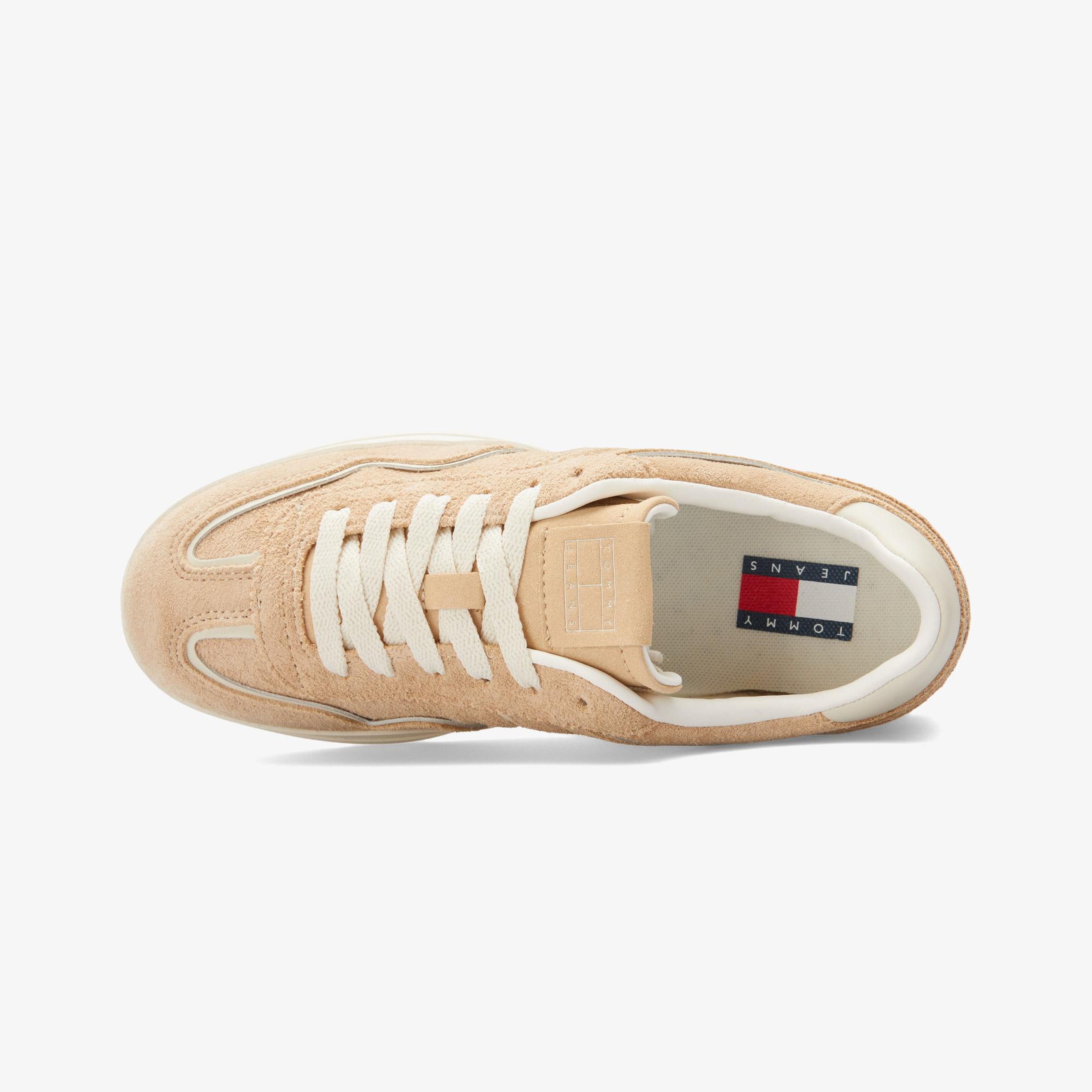 Tommy Hilfiger Greenwich Kadın Bej Spor Ayakkabı