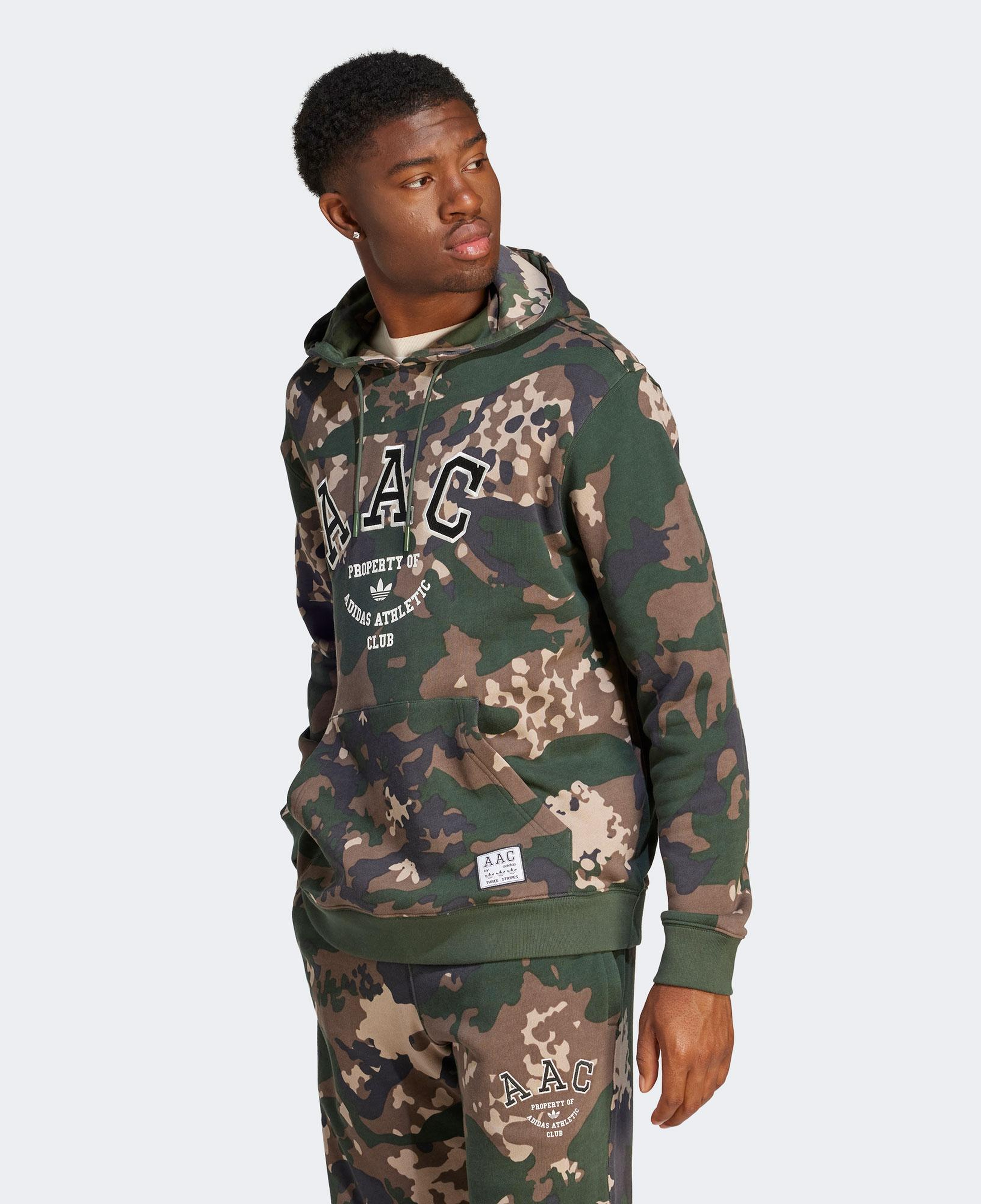 adidas ACC Camo Erkek Yeşil Hoodie