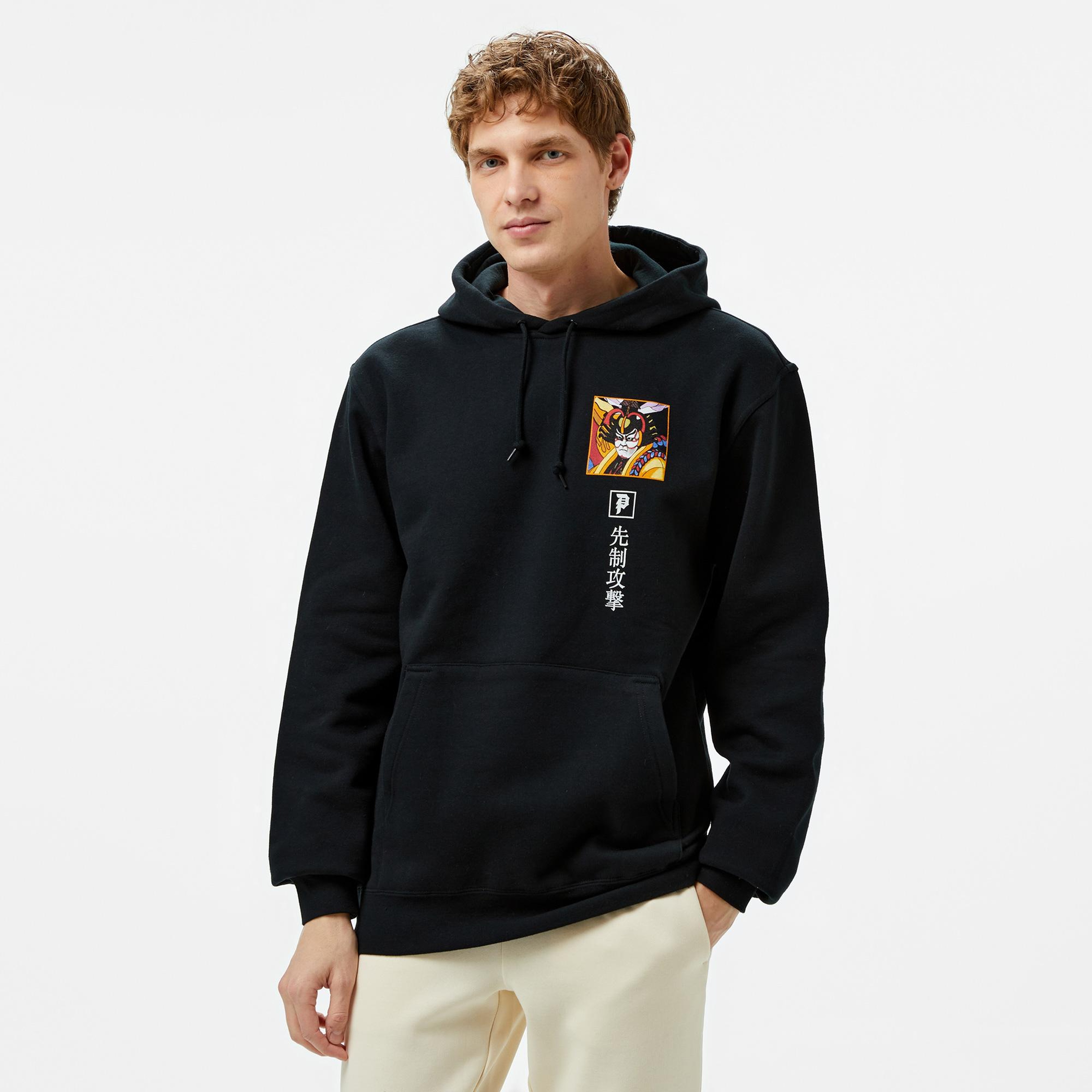 Primitive In Peace Hood Erkek Siyah Hoodie