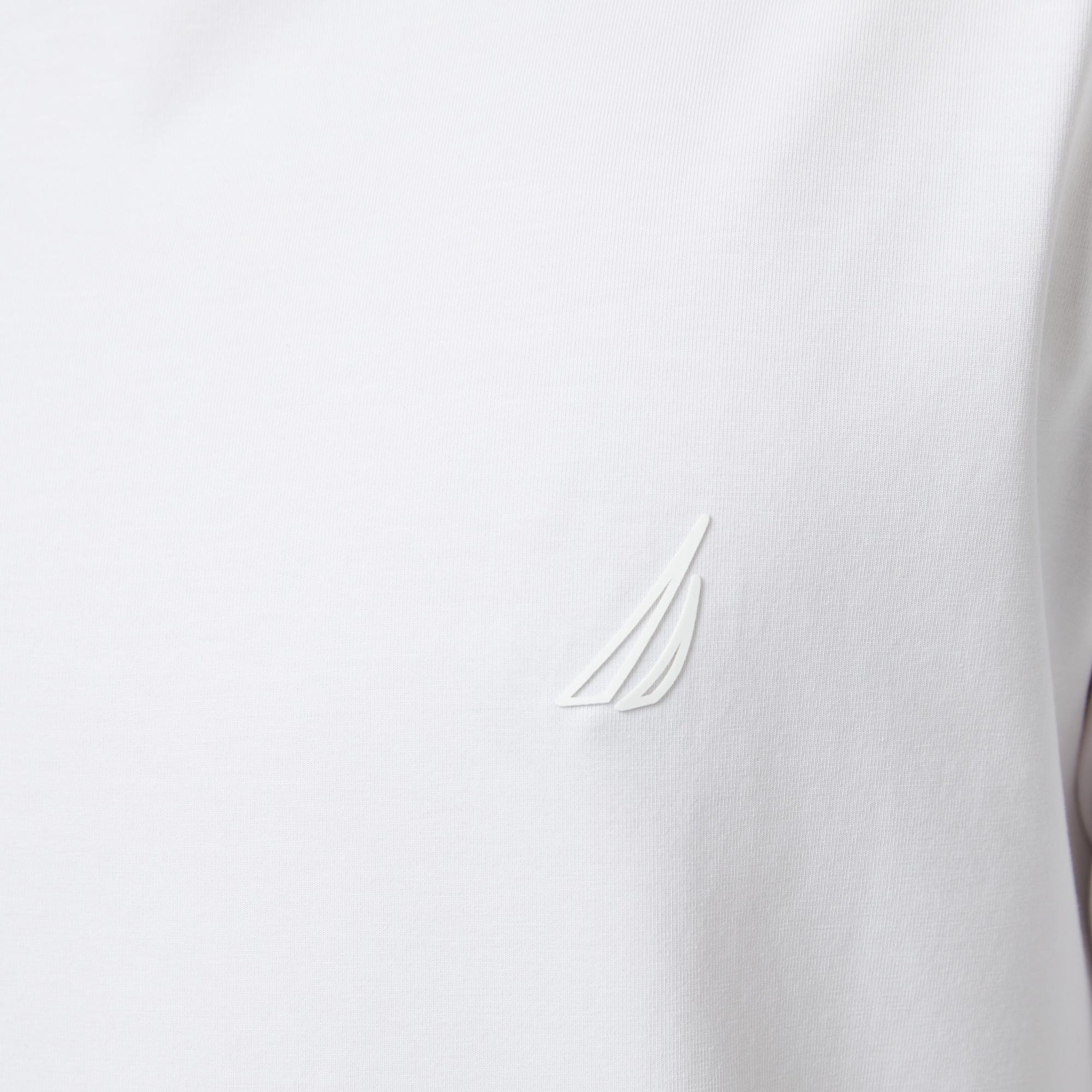 Nautica Erkek Beyaz Regular Fit T-Shirt