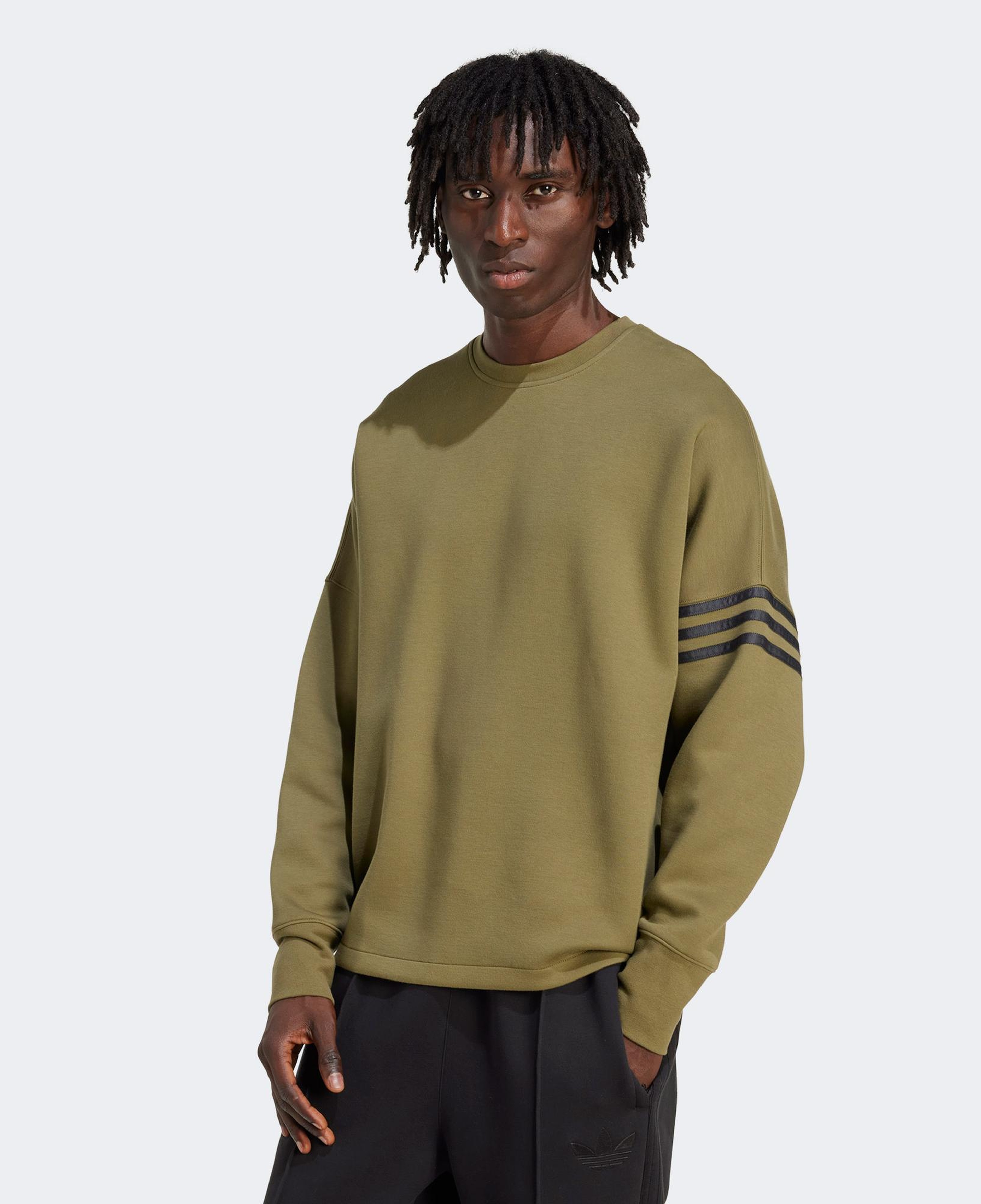 adidas Neuclassics Uzun Kollu Yeşil Erkek Sweatshirt