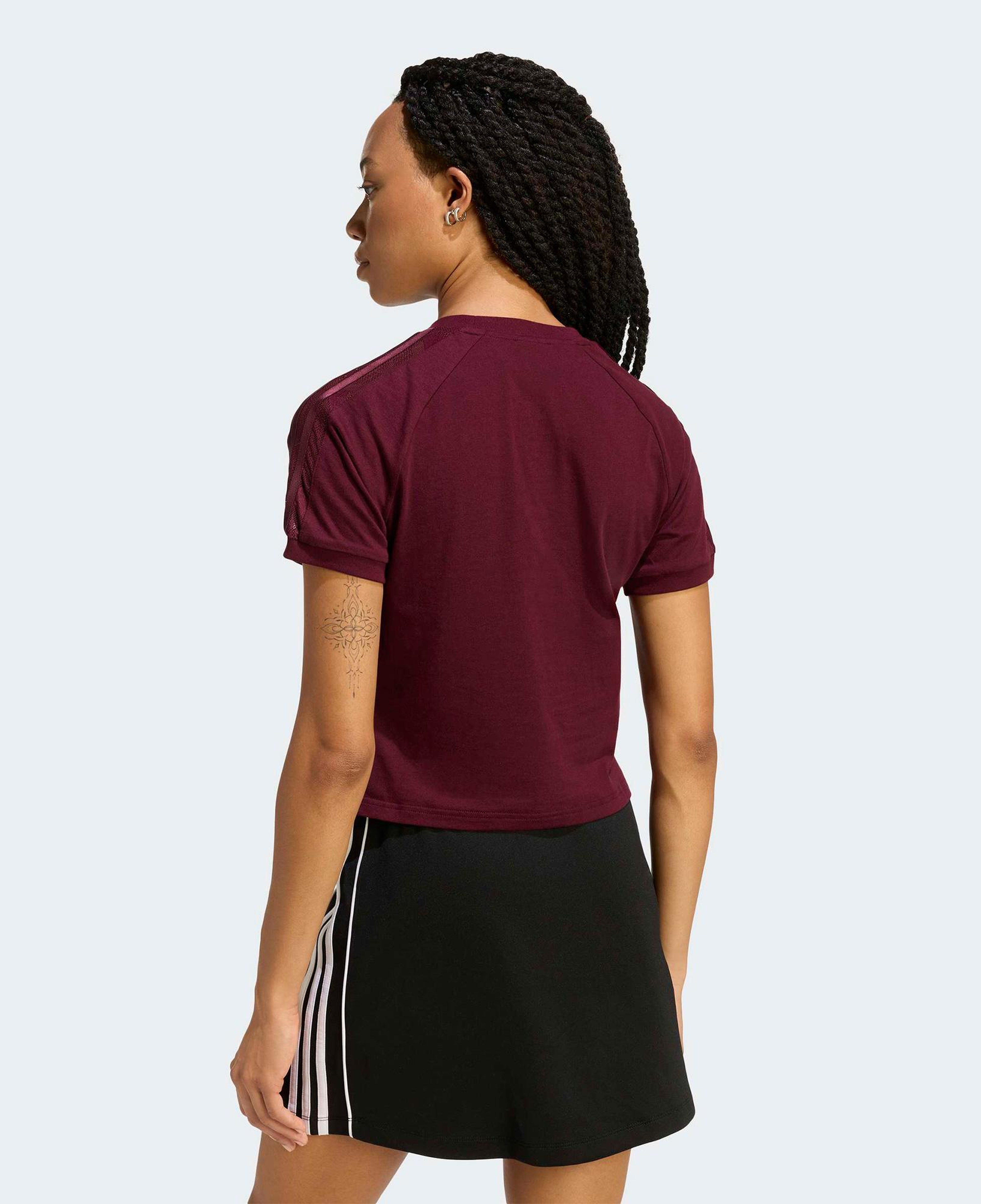 adidas Lace Cali Kadın Bordo T-Shirt