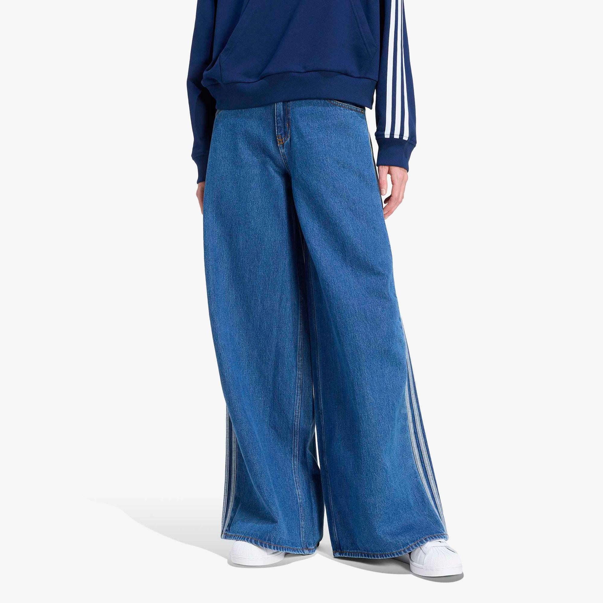 adidas Firebird Adilenium Kadın Mavi Jean