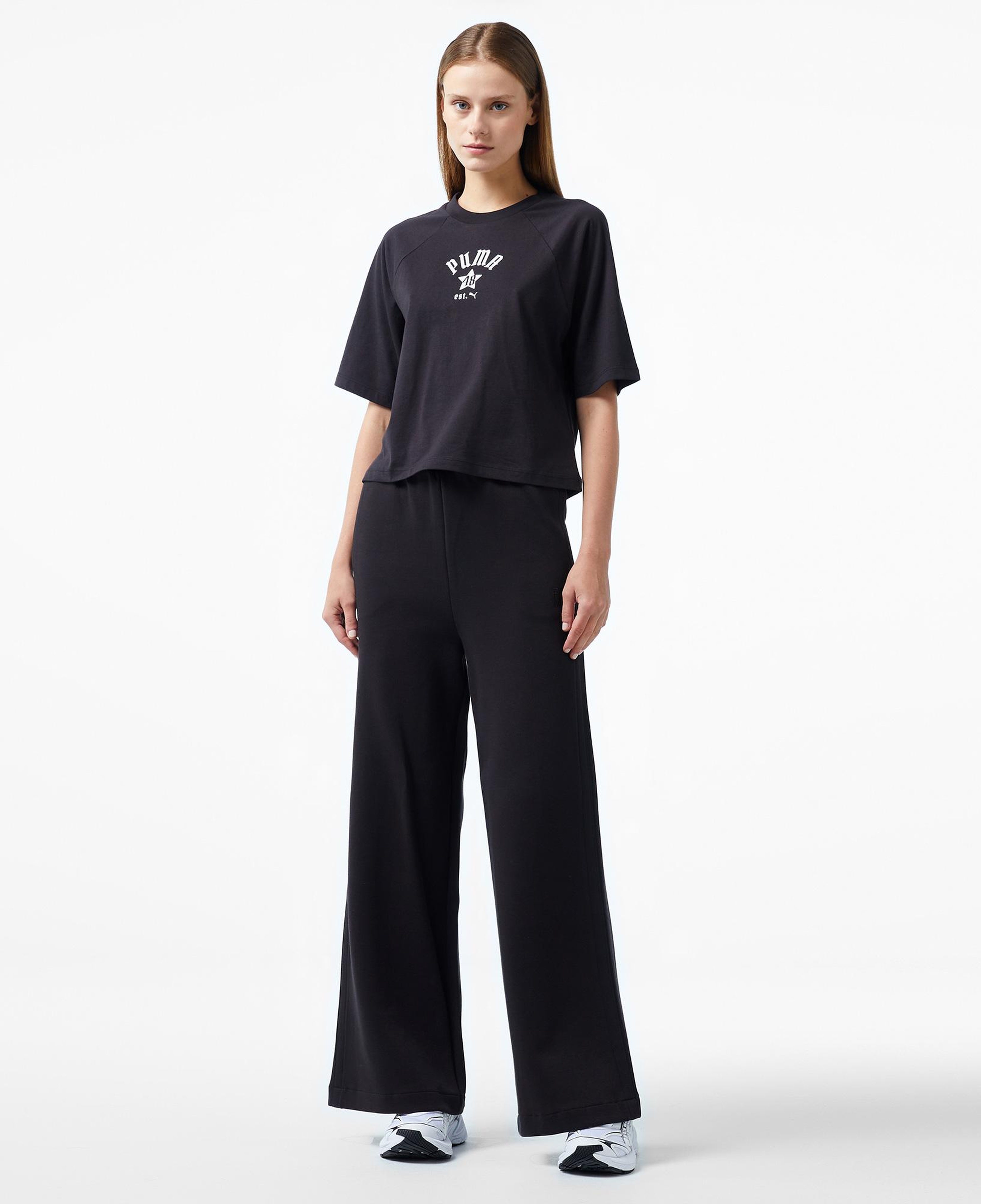 Puma Classıcs Relaxed Kadın Siyah T-Shirt