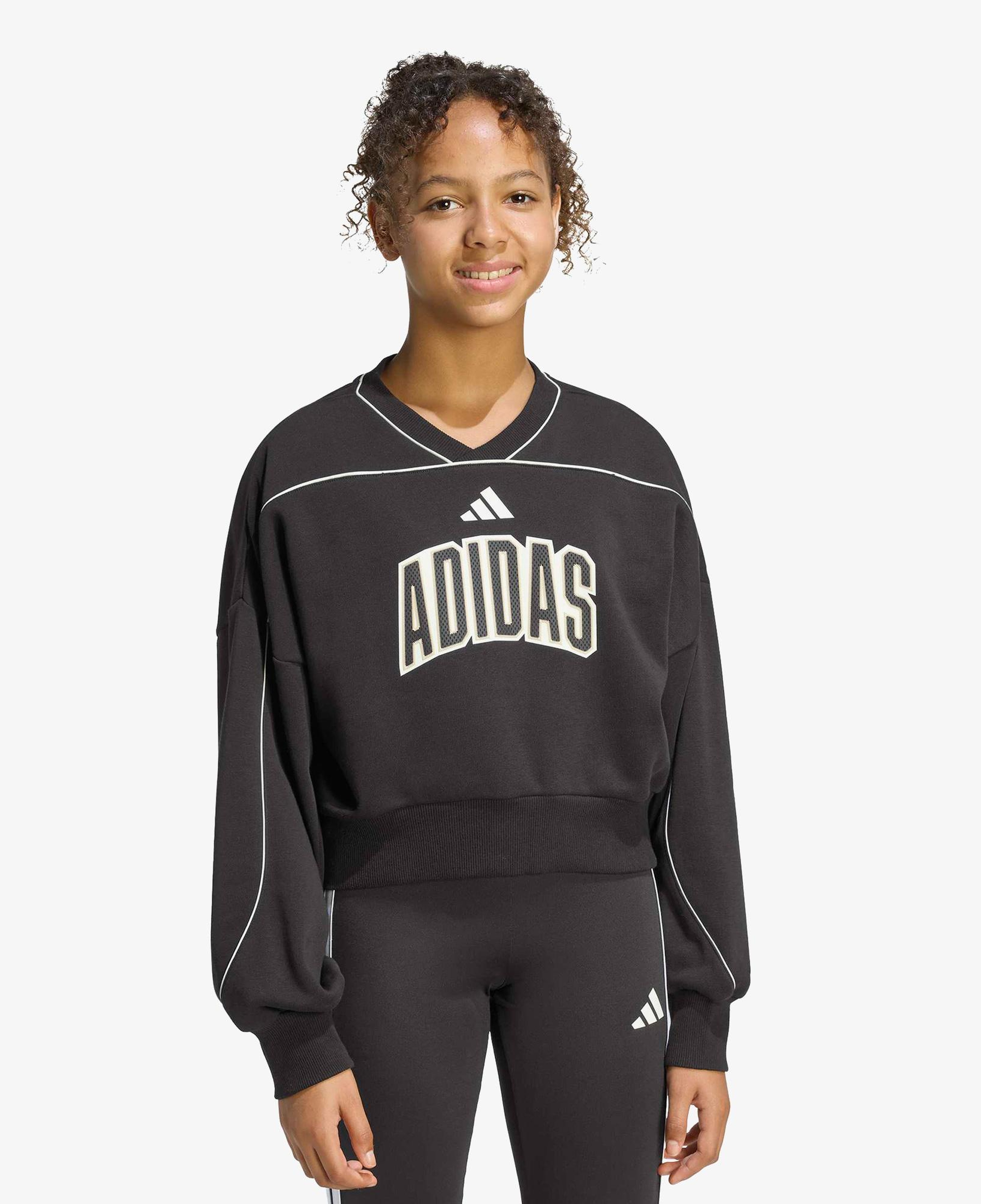 adidas Stadium Çocuk Siyah Sweatshirt