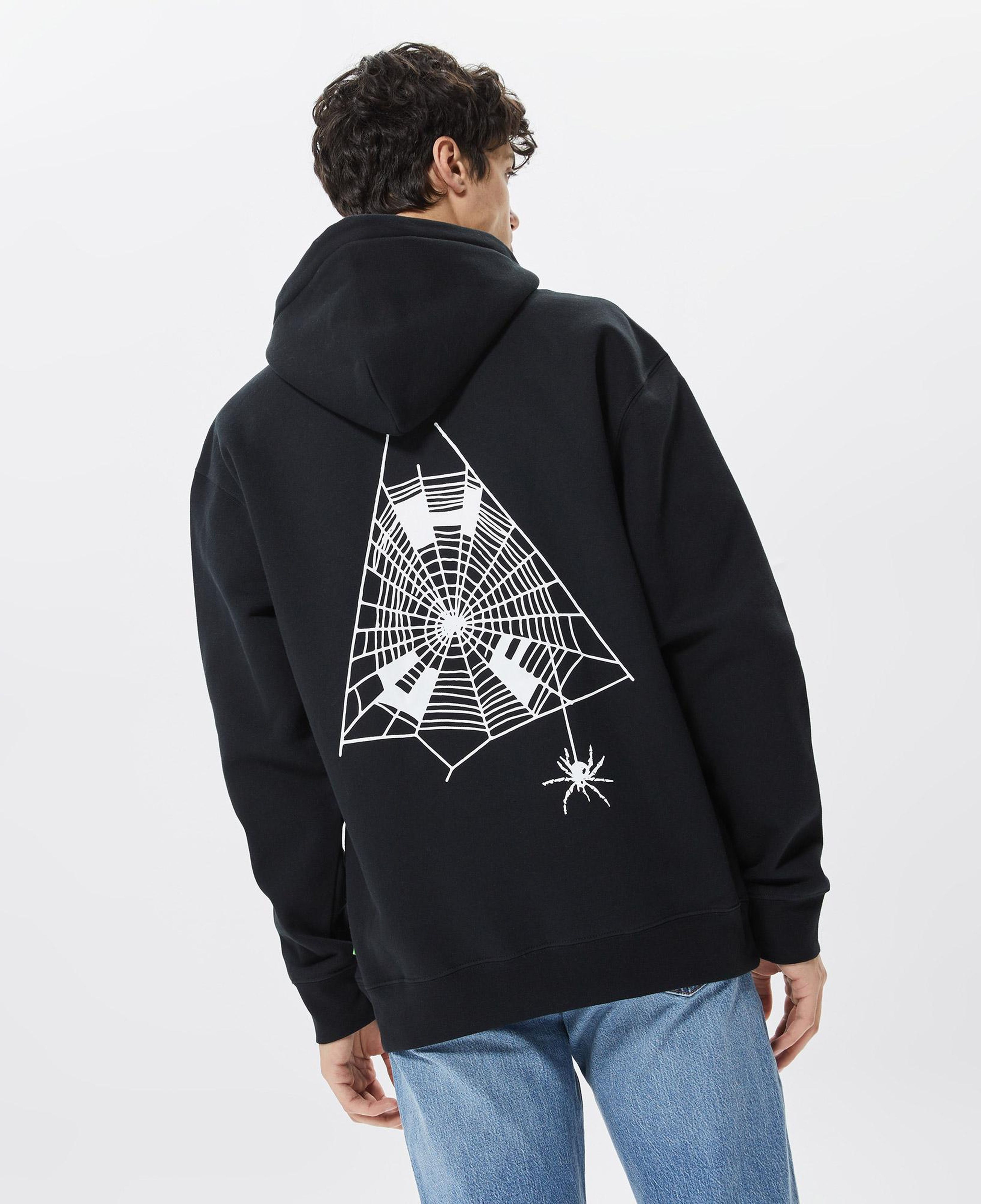 Huf Tangled Web Erkek Siyah Hoodie