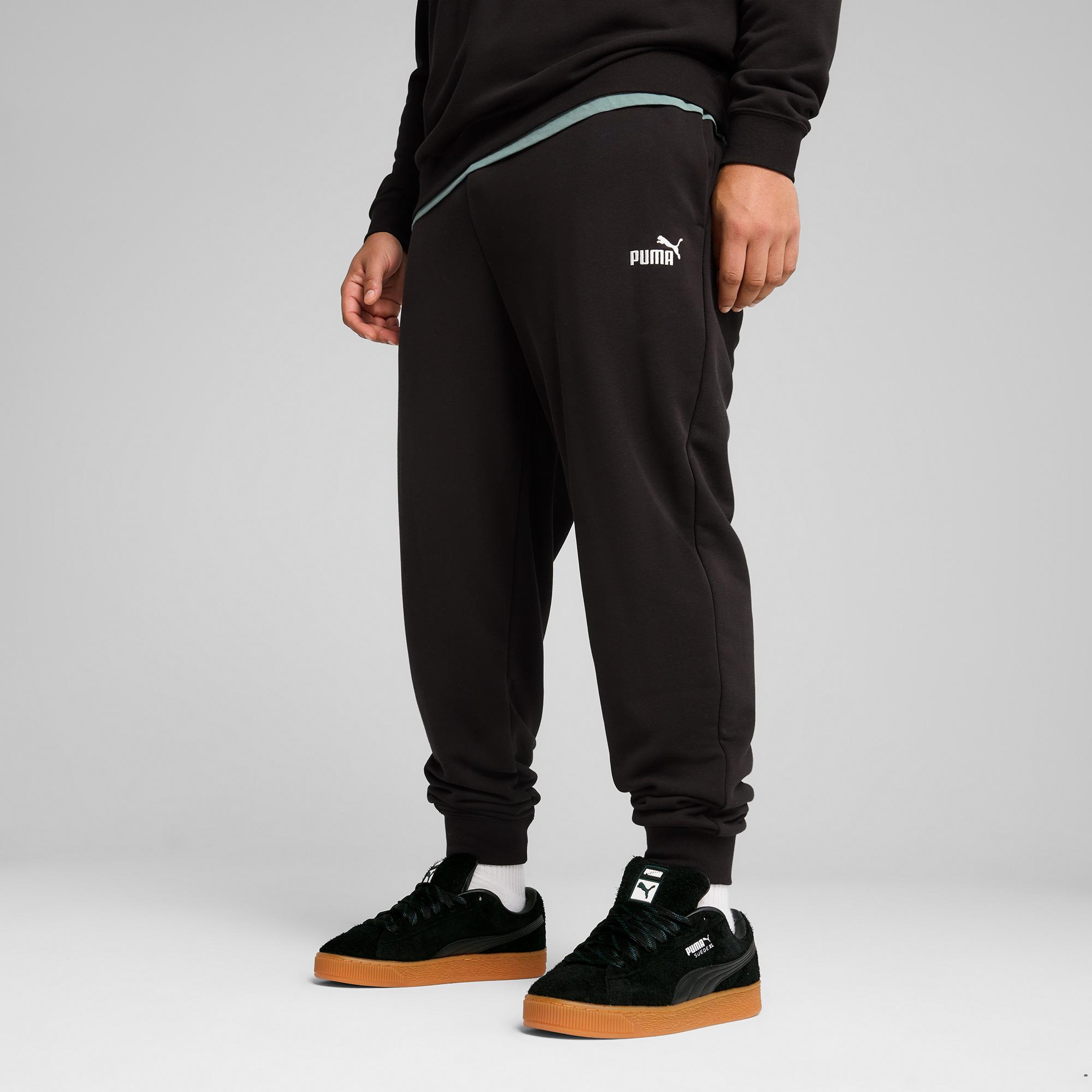 Puma No. 1 Logo Erkek Siyah Eşofman Altı