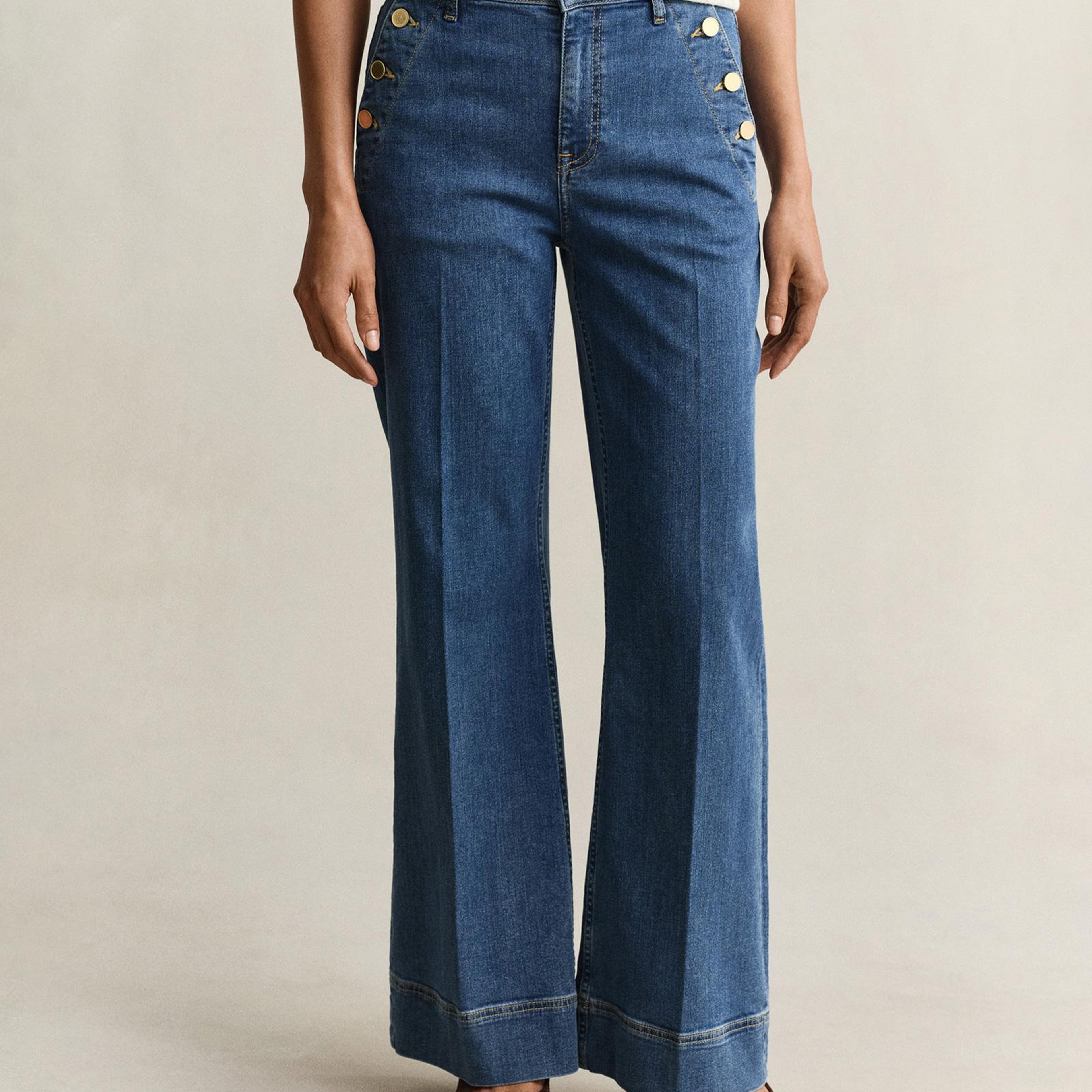 GANT Kadın Mavi Regular Fit Jean