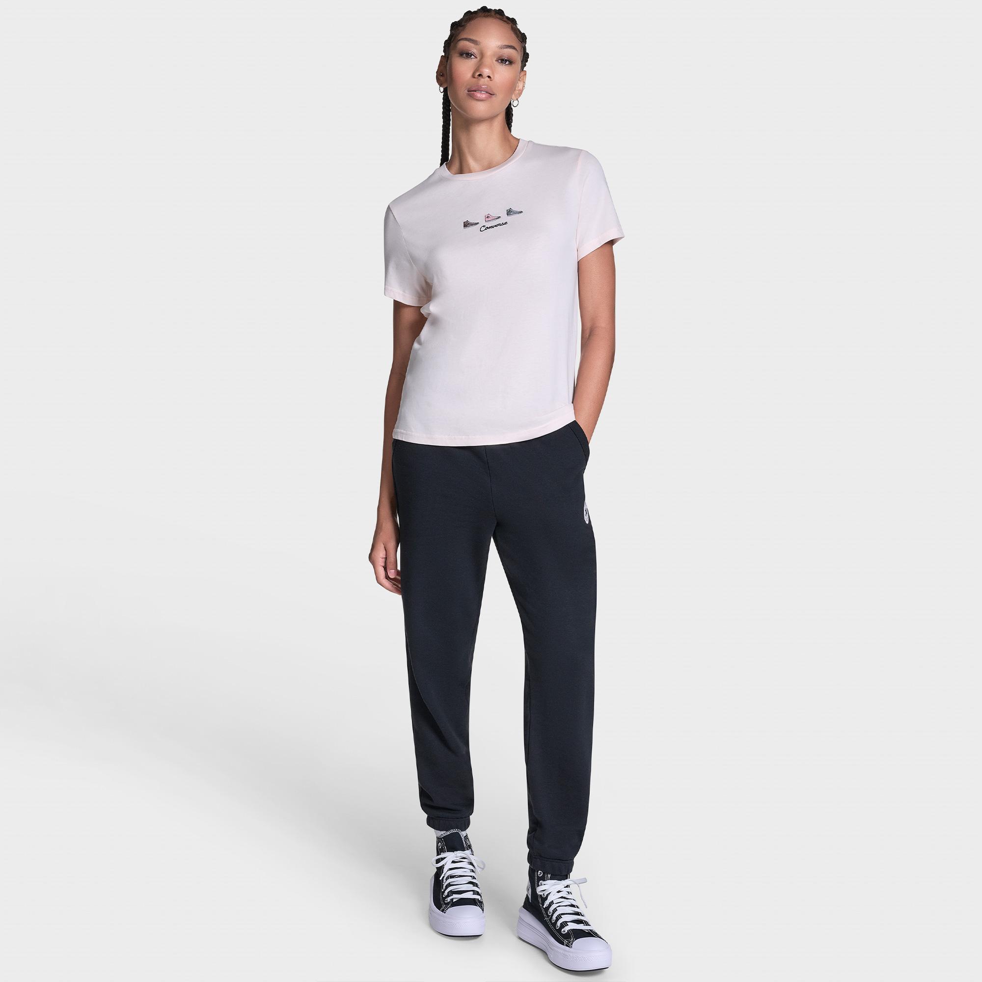 Converse Kadın Pembe T-Shirt