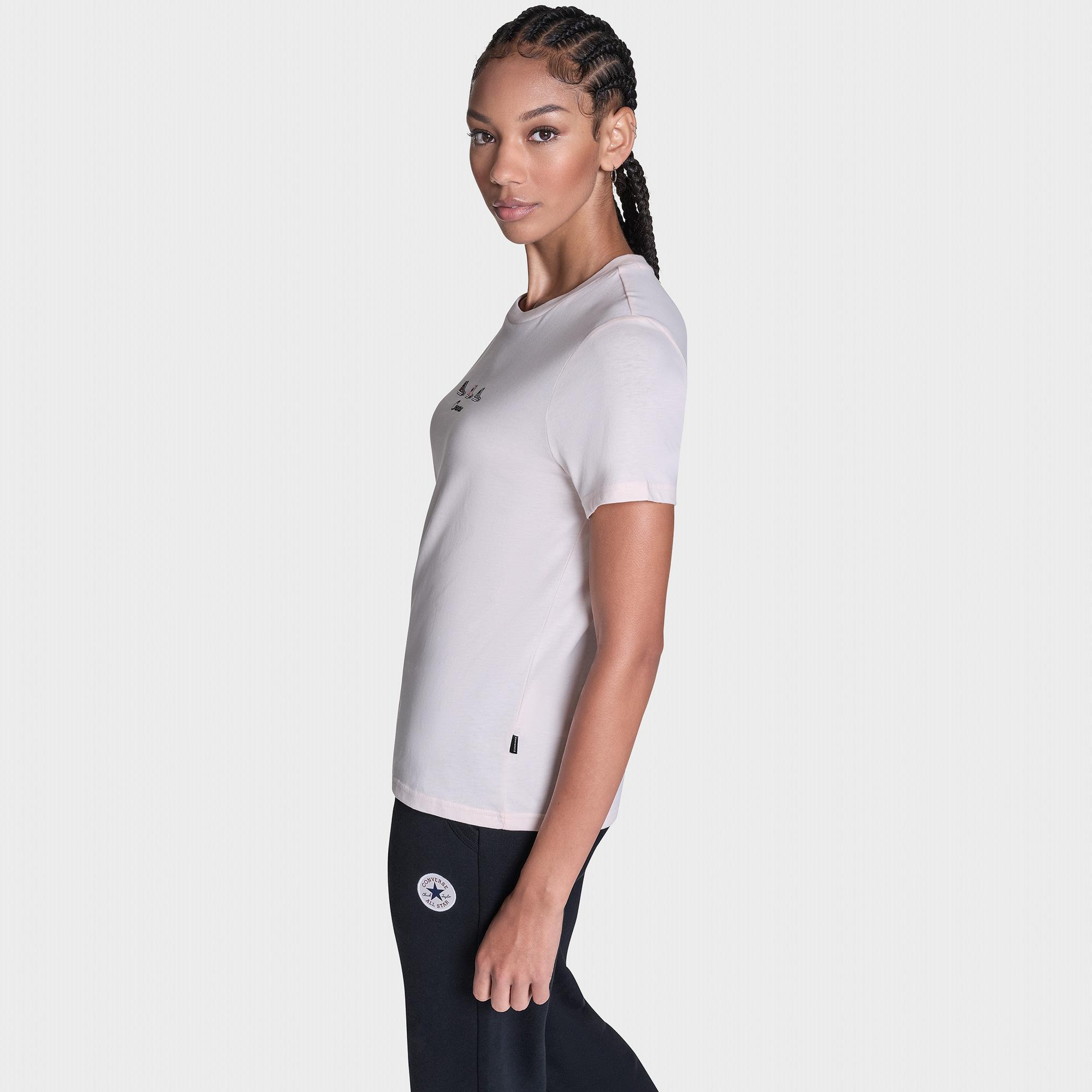 Converse Kadın Pembe T-Shirt