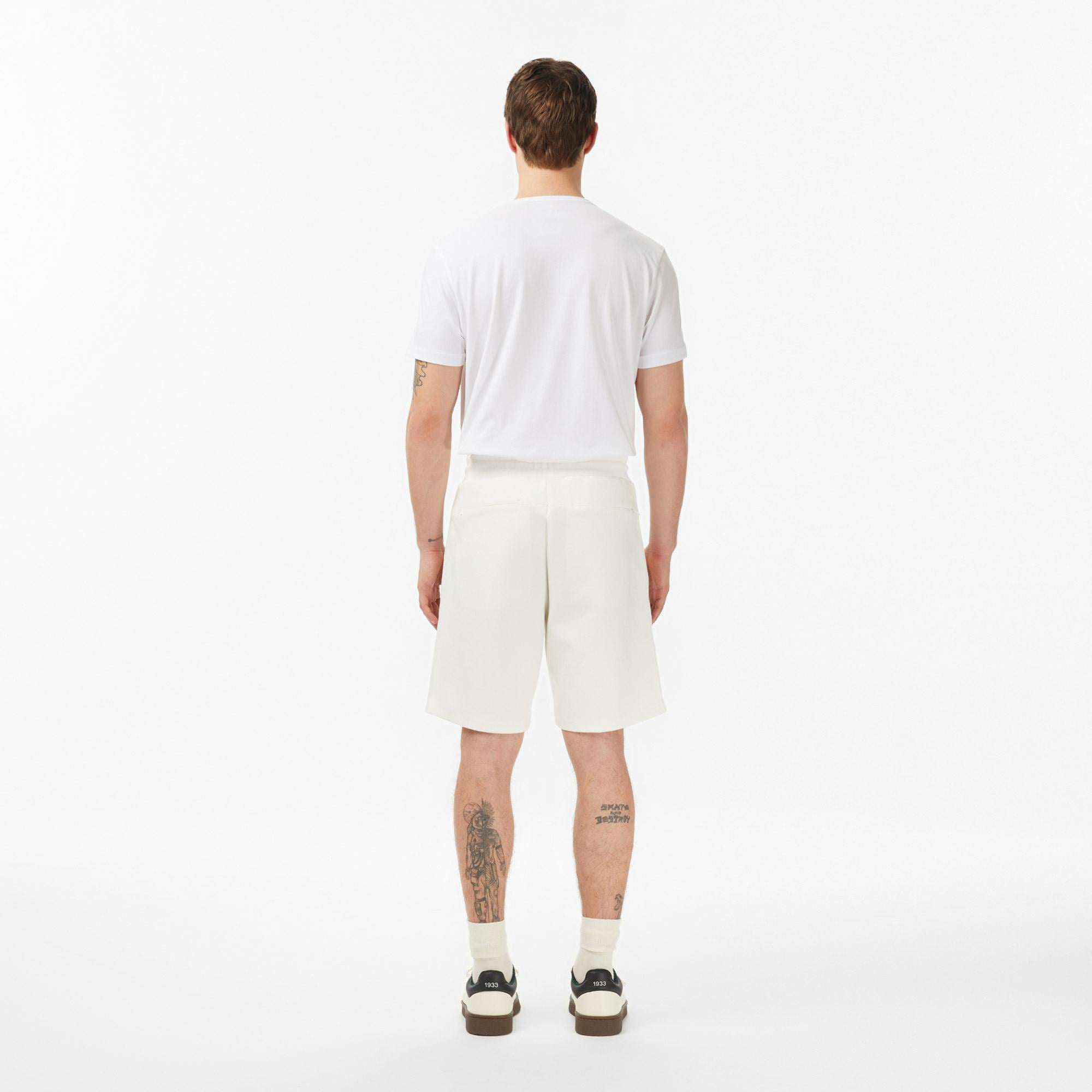 Erkek Regular Fit Krem Şort