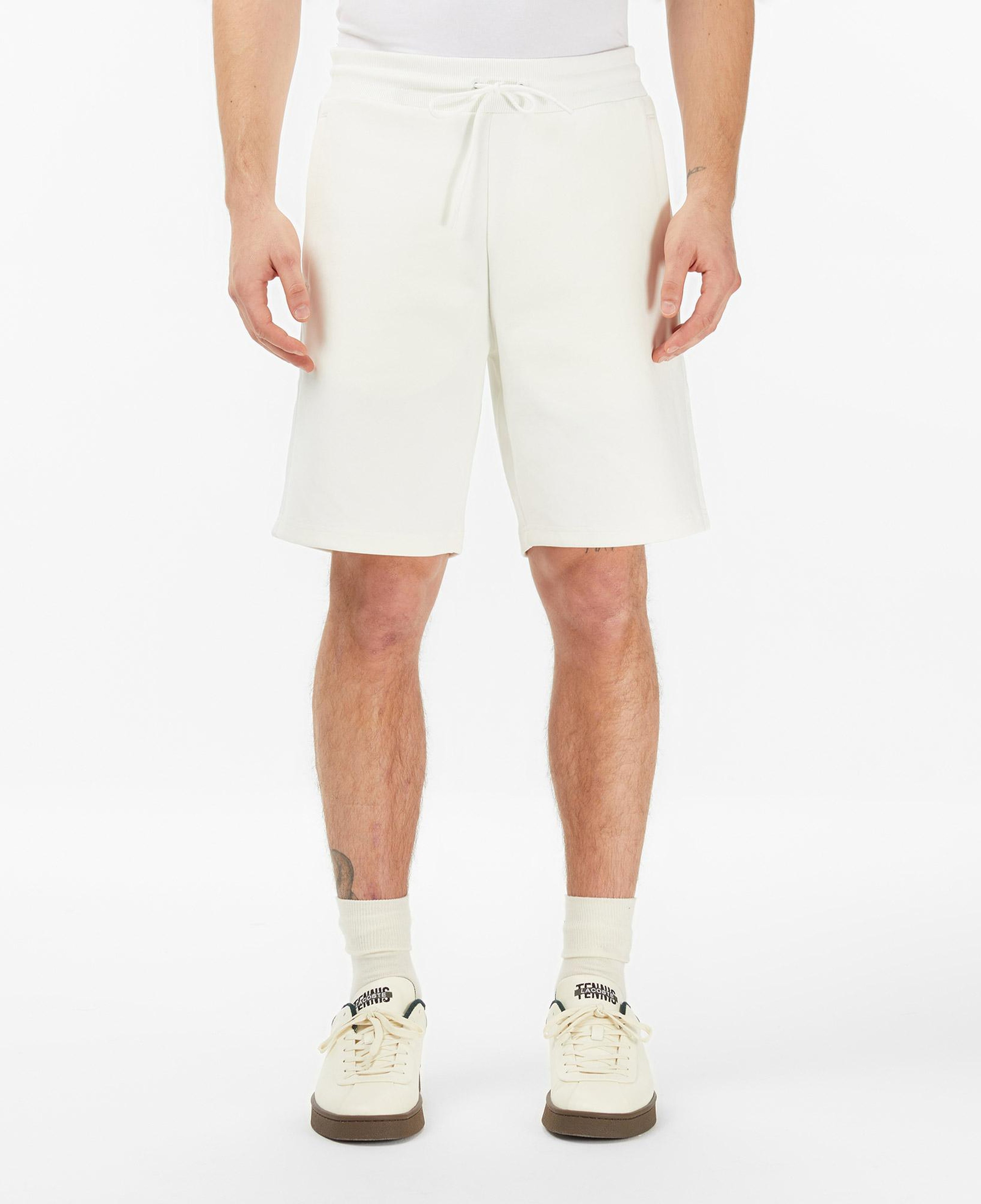 Erkek Regular Fit Krem Şort