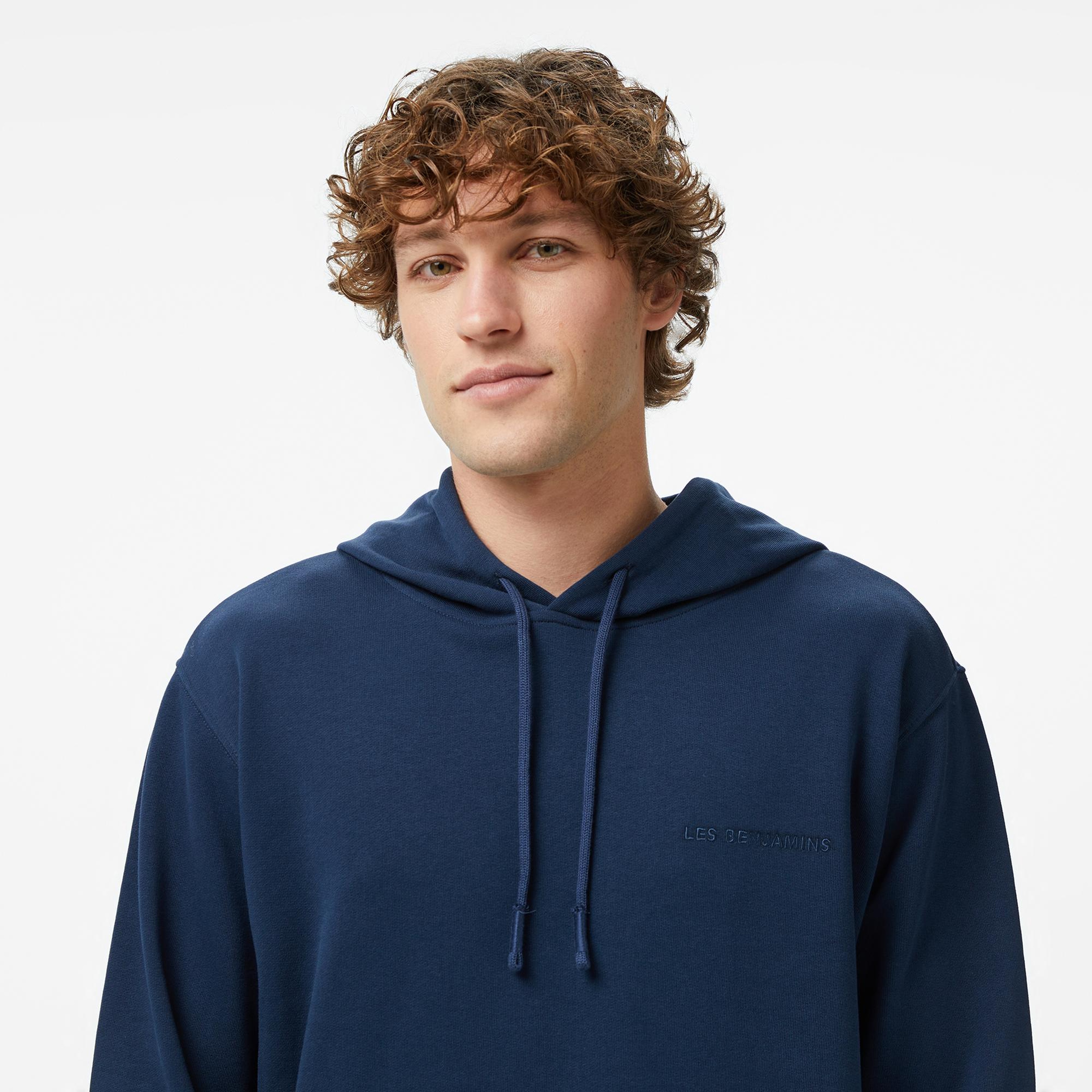 Les Benjamins Essentials 309 Erkek lacivert Sweatshirt