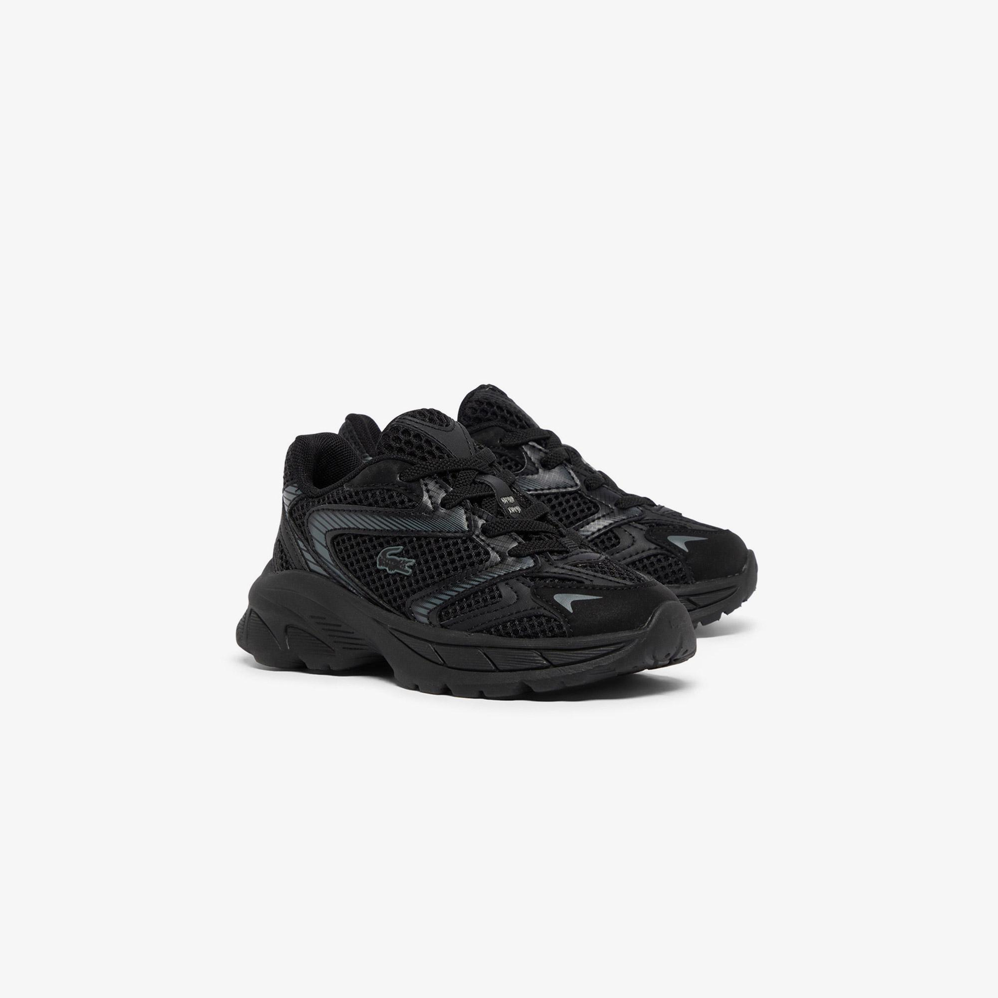 L003 Neo Shot Çocuk Siyah Sneaker