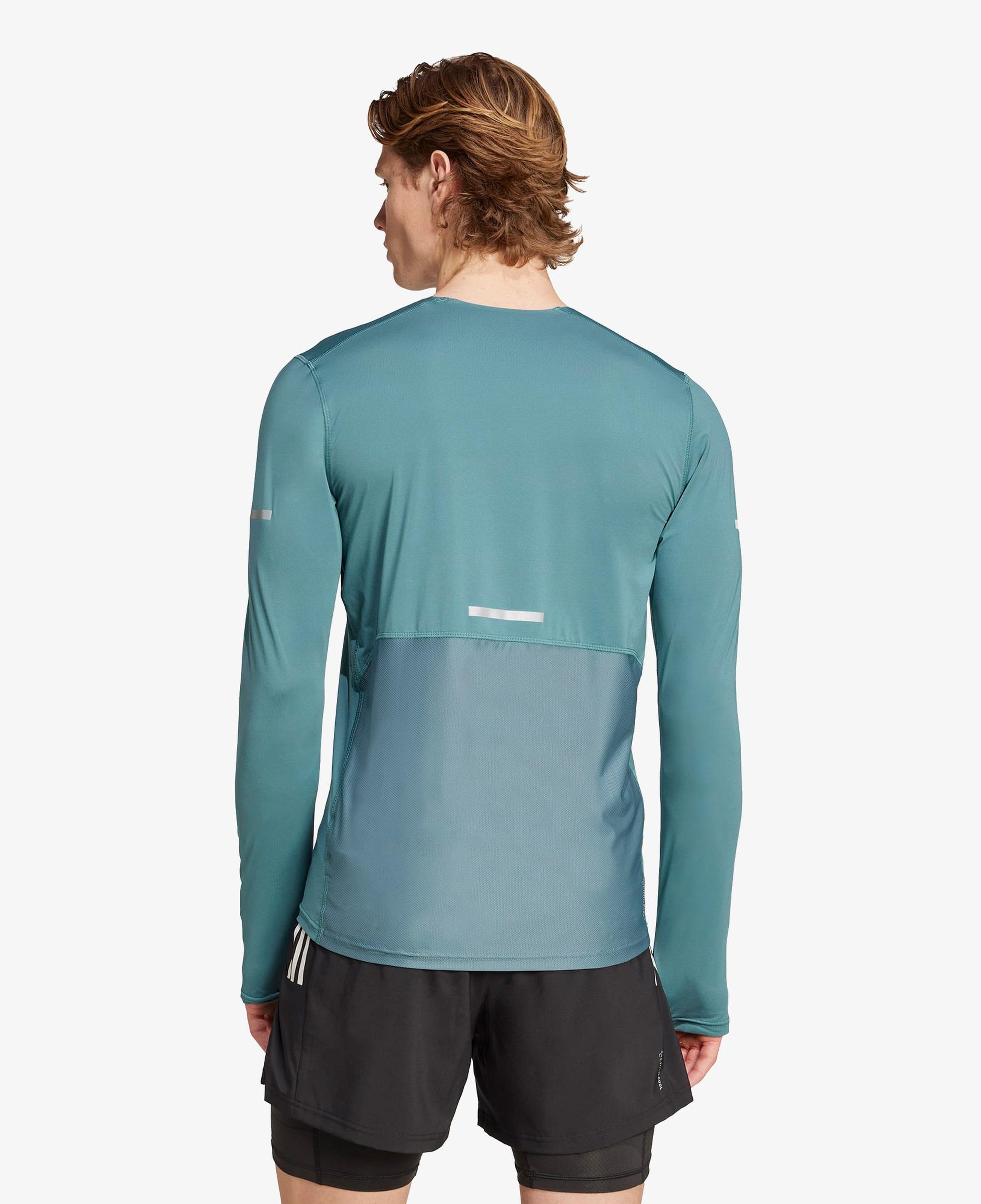adidas Adi365 Running Climacool+ Erkek Yeşil Koşu Sweatshirt