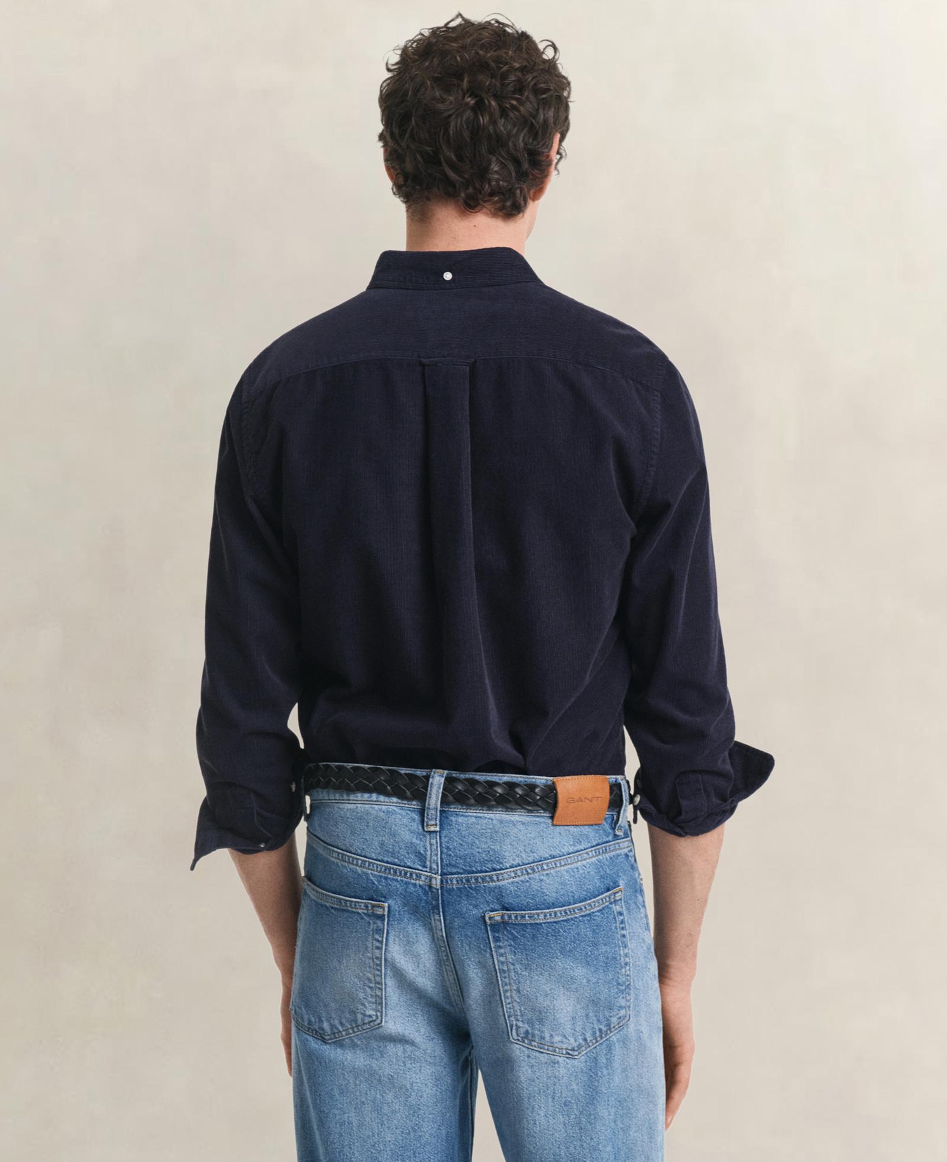 GANT Erkek Lacivert Regular Fit Düğmeli Gömlek