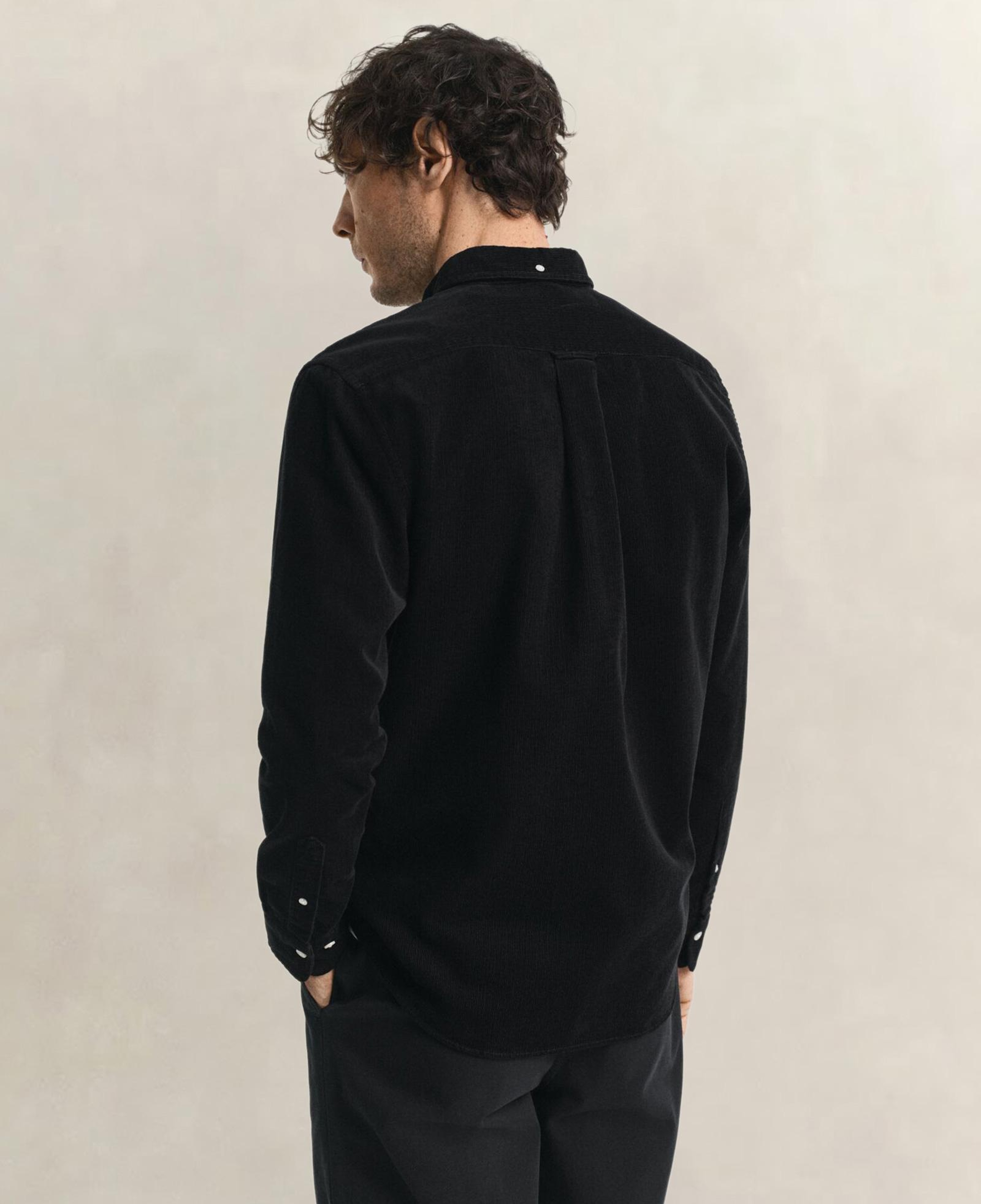 GANT Erkek Siyah Regular Fit Düğmeli Gömlek