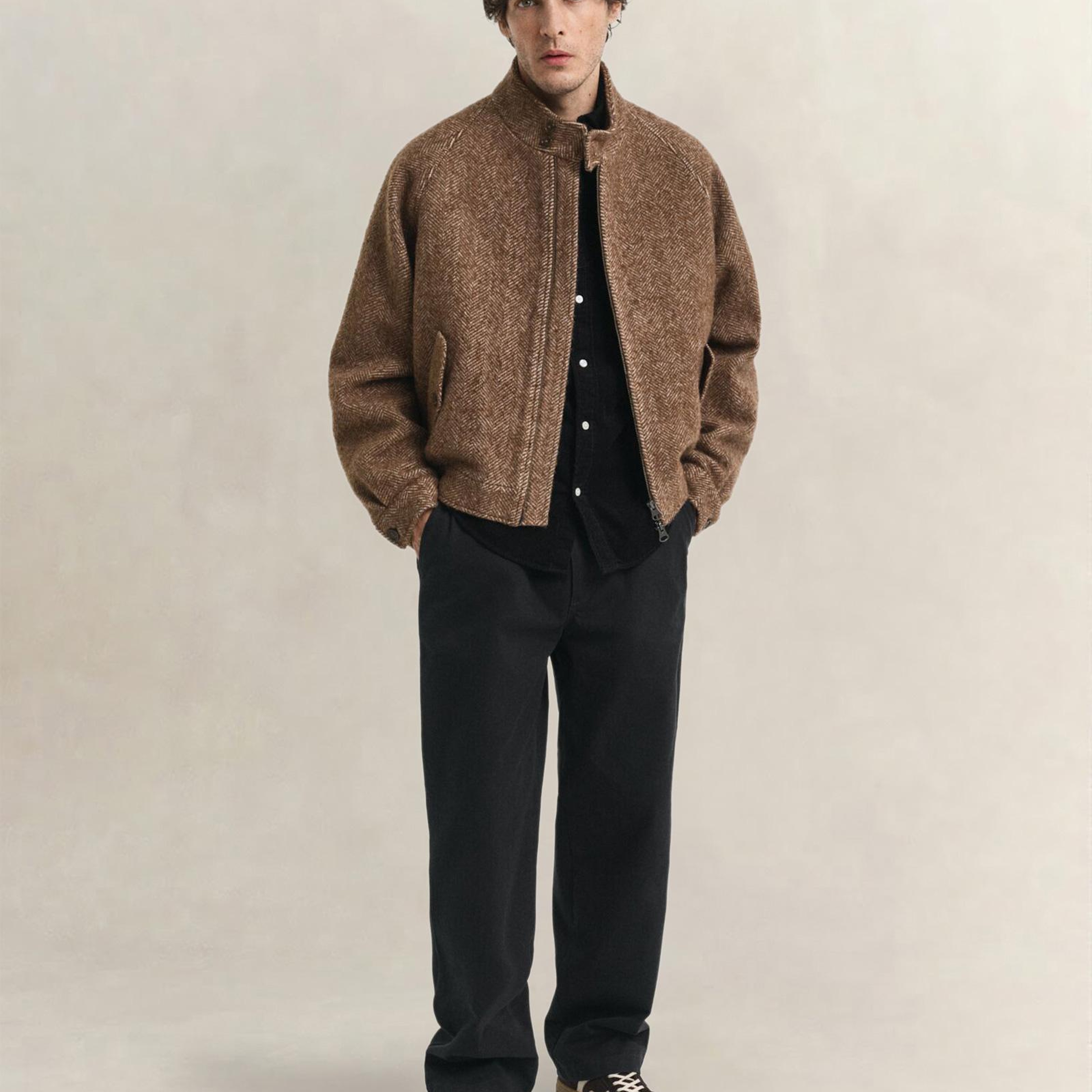 GANT Erkek Siyah Regular Fit Düğmeli Gömlek