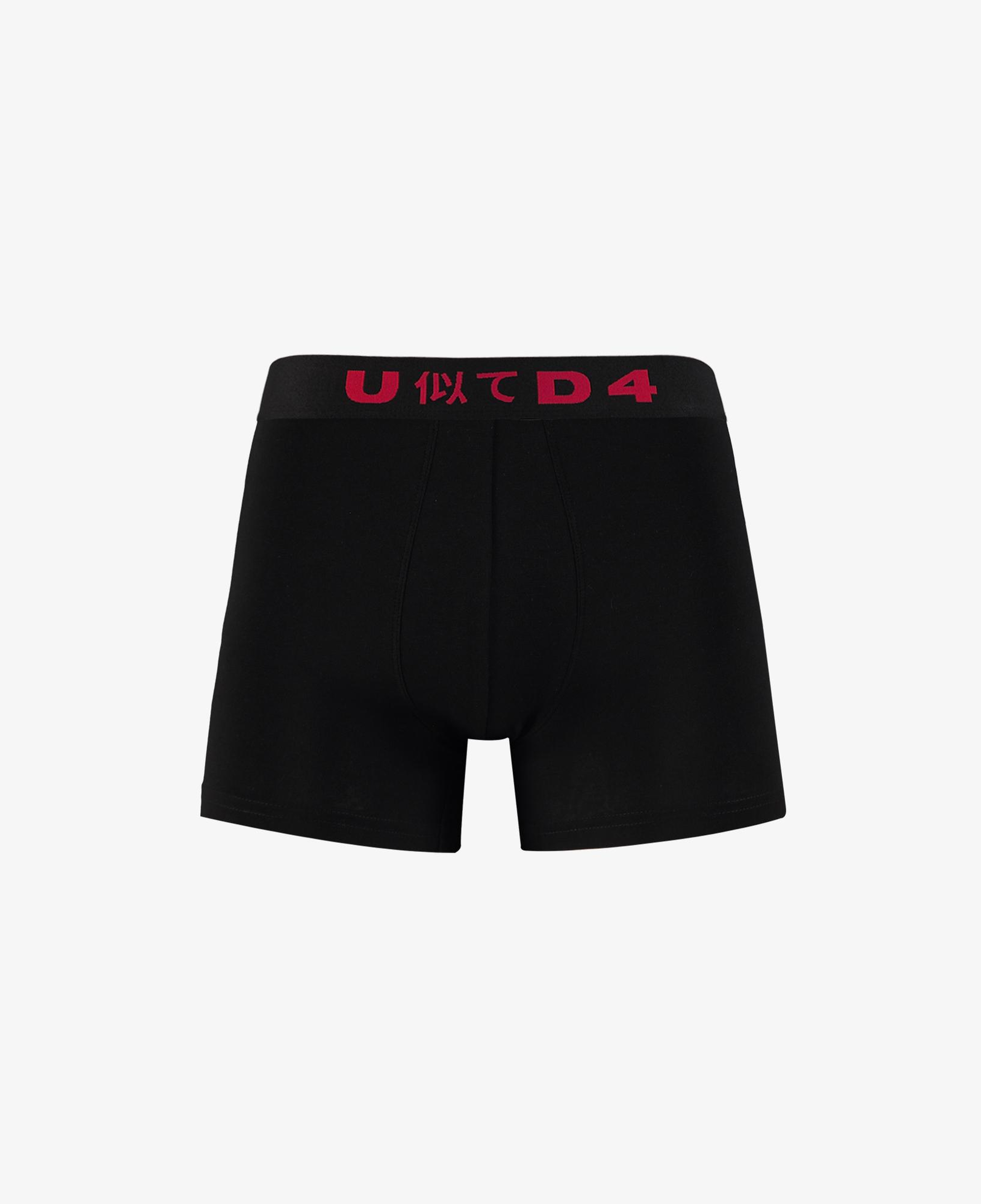 UNITED4 Classic Erkek Siyah Boxer