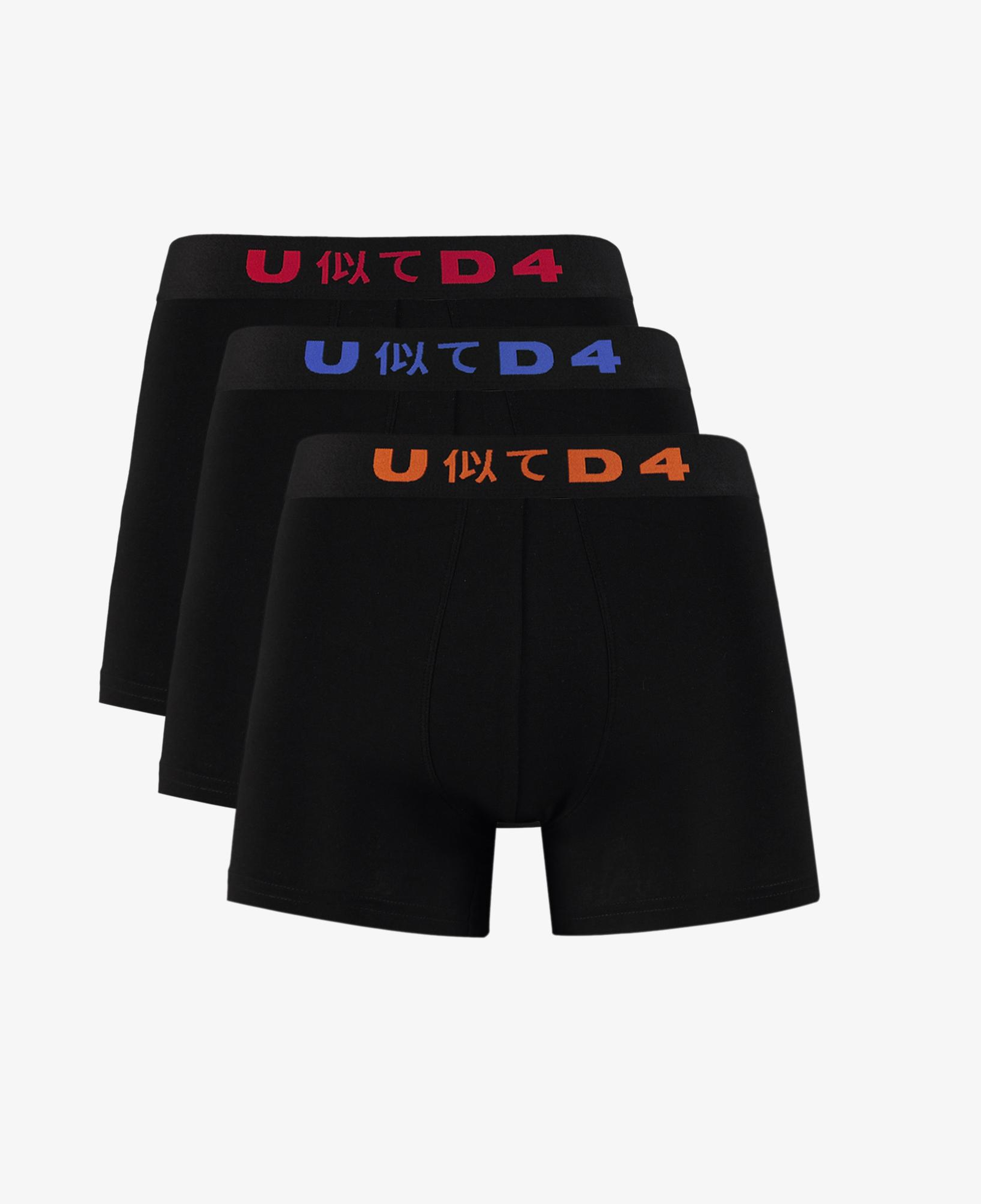 UNITED4 Classic Erkek Siyah Boxer