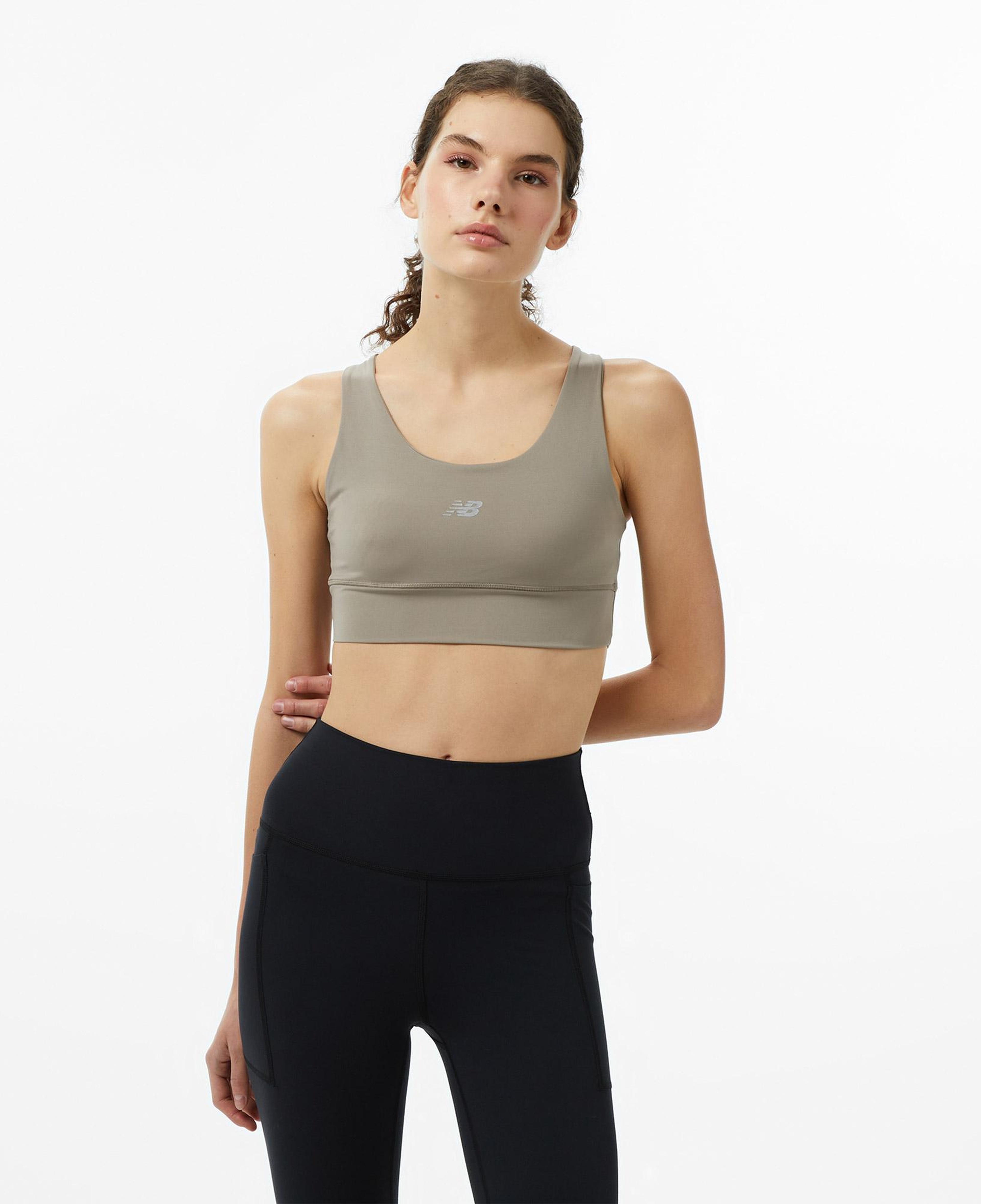 New Balance Classic Kadın Bej Koşu Bra