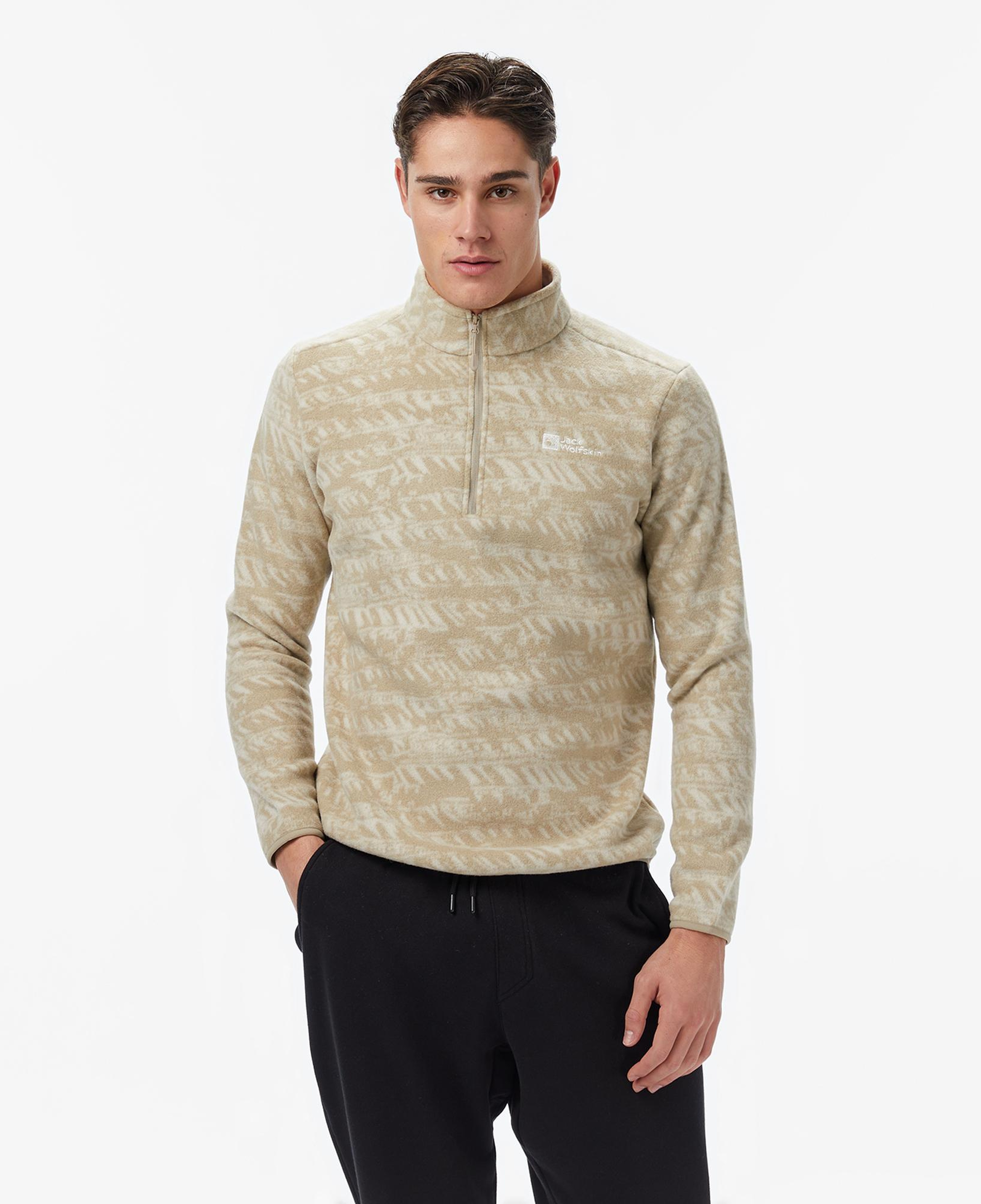 Jack Wolfskin Big Sky Hz Erkek Krem Outdoor Polar