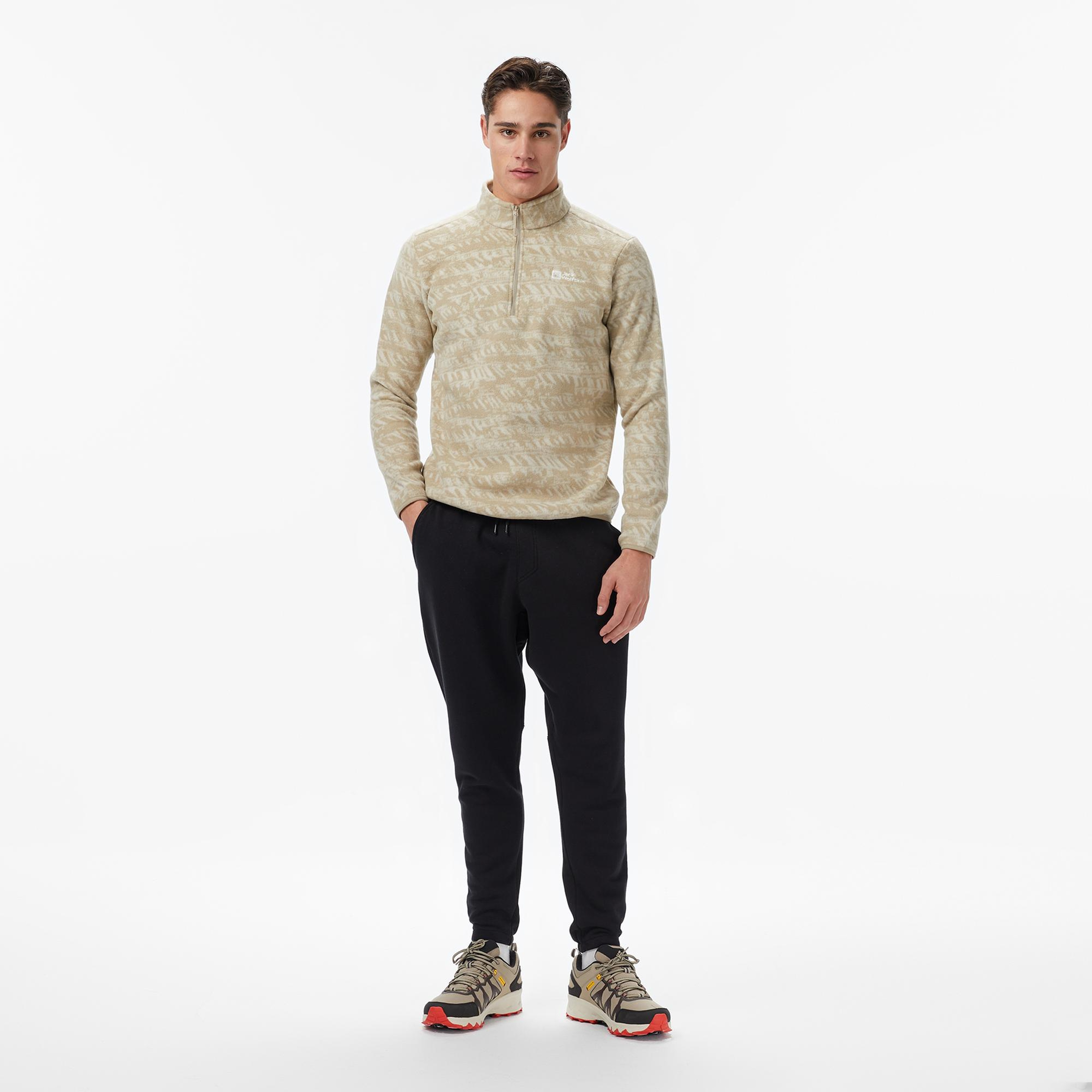 Jack Wolfskin Big Sky Hz Erkek Krem Outdoor Polar