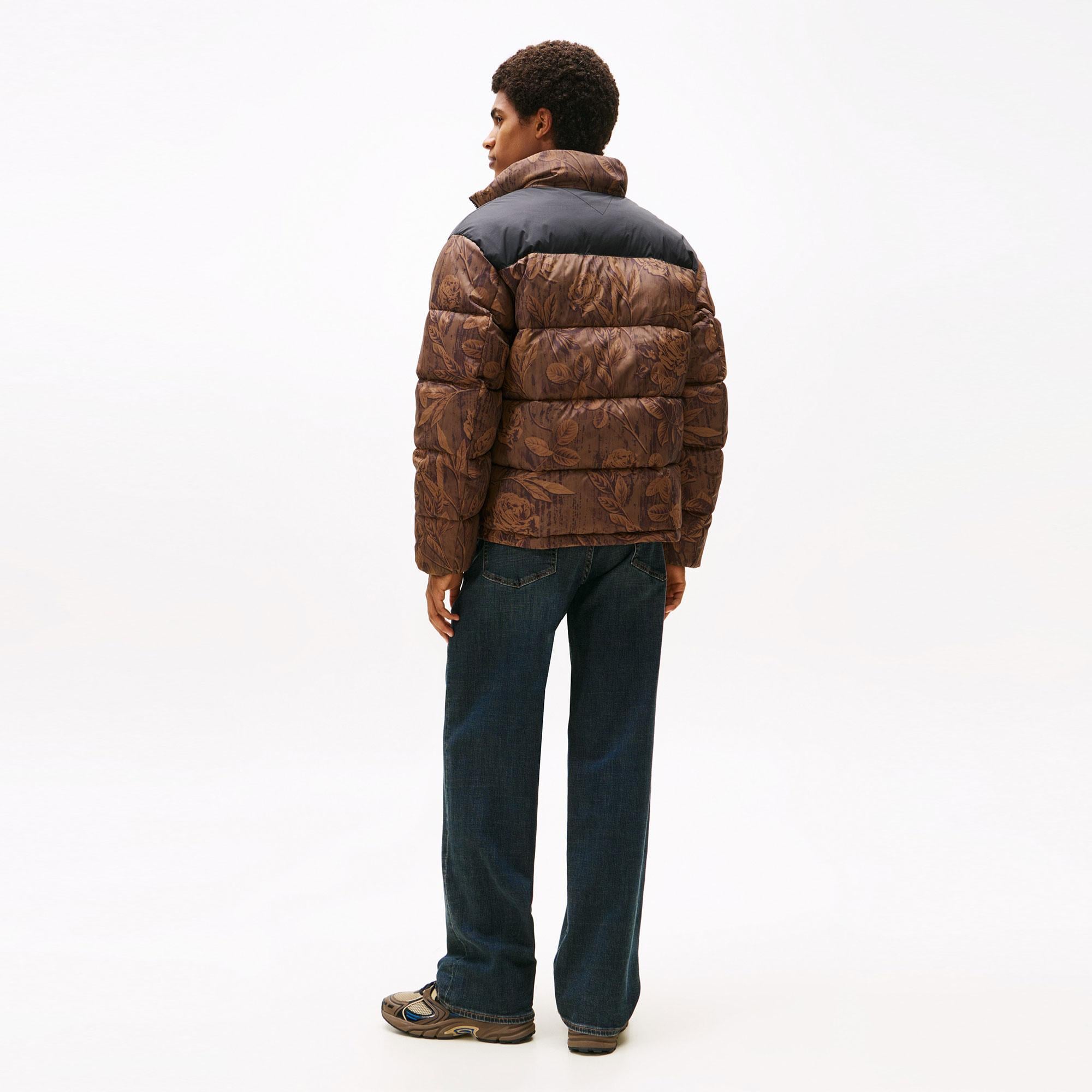 Tommy Hilfiger Jeans Vail Puffer Erkek Kahverengi Mont
