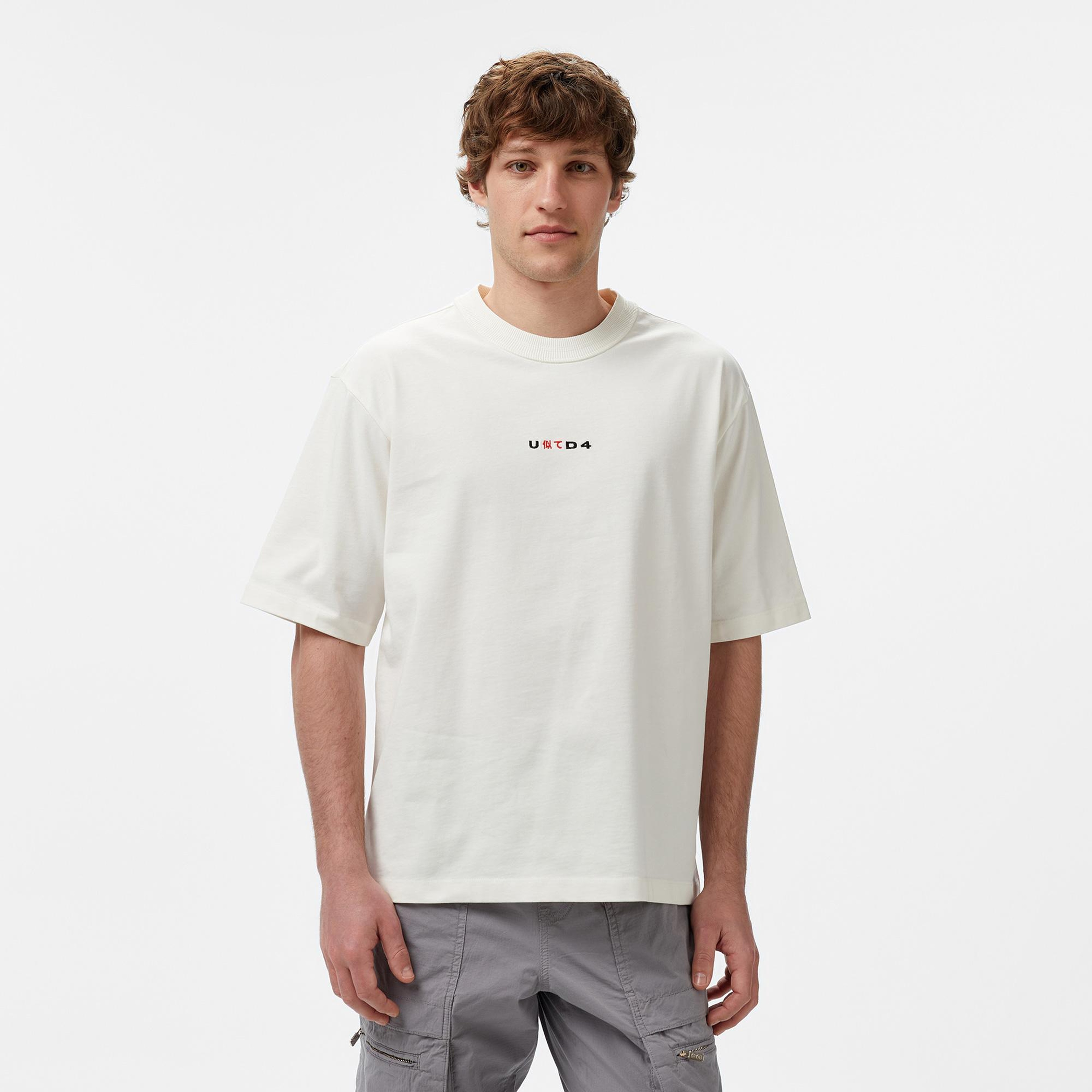 UNITED4 Erkek Bej T-Shirt