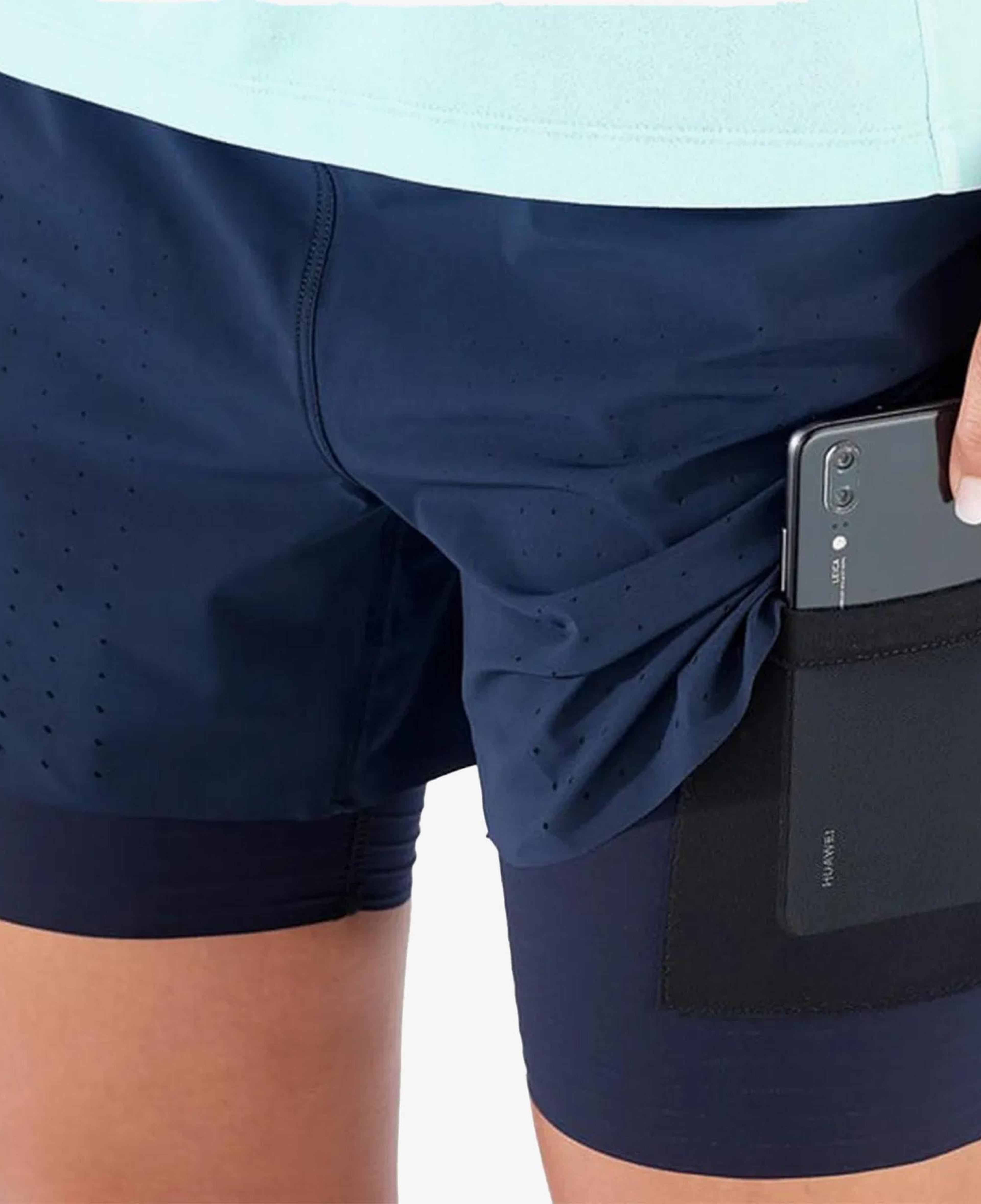 Salomon S/LAB Ultra 2IN1 Kadın Lacivert Koşu Şortu