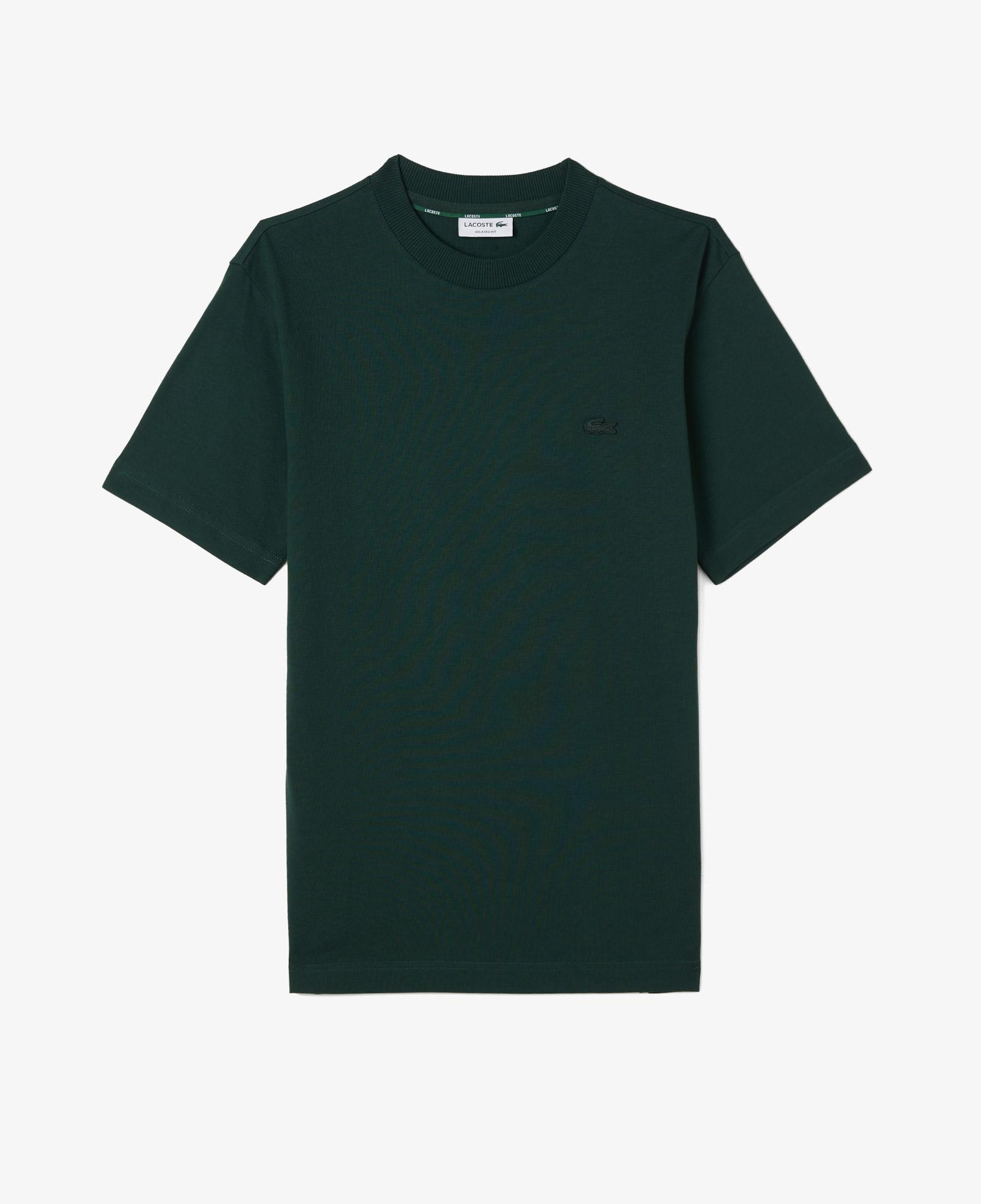 Erkek Relaxed Fit Bisiklet Yaka Yeşil T-Shirt