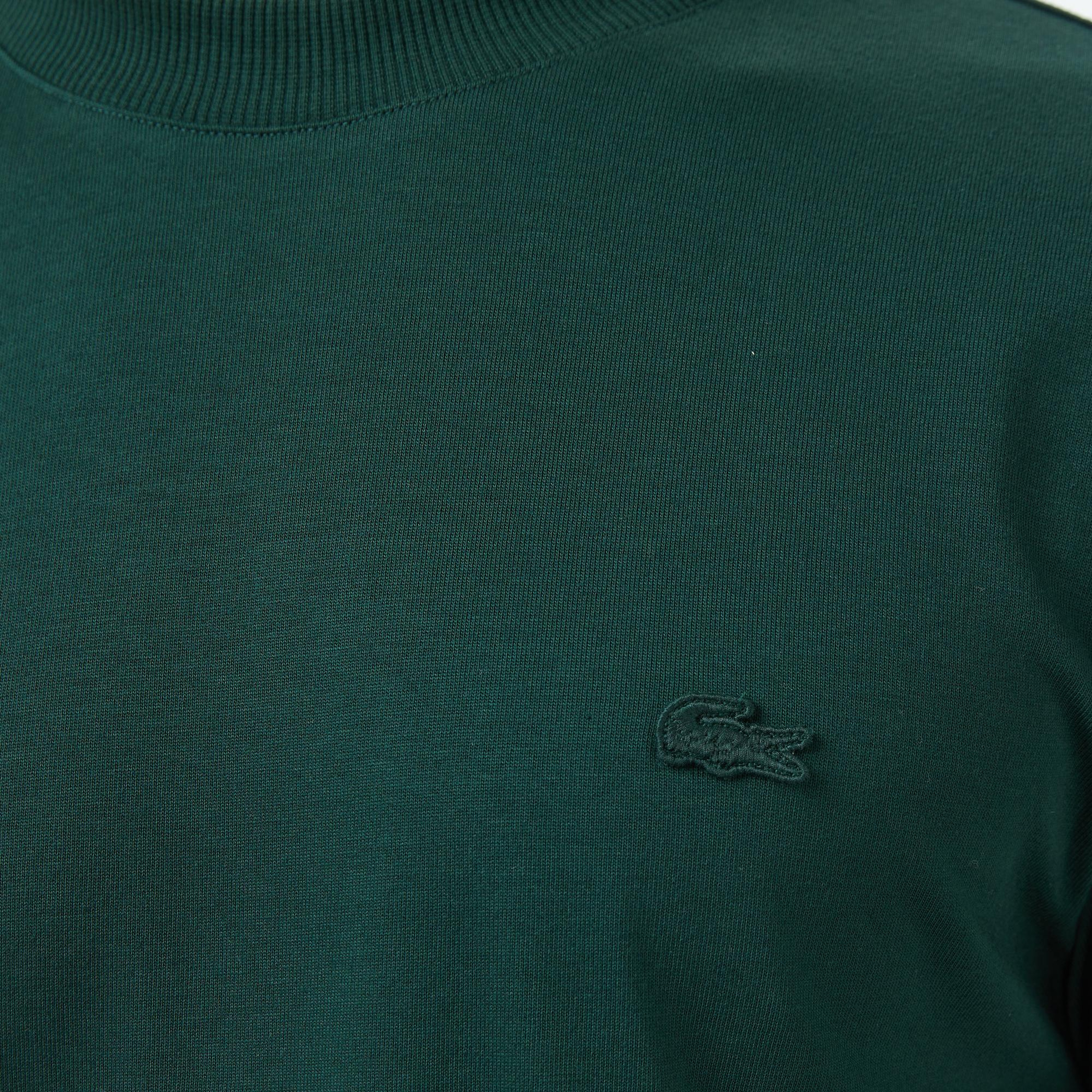 Erkek Relaxed Fit Bisiklet Yaka Yeşil T-Shirt