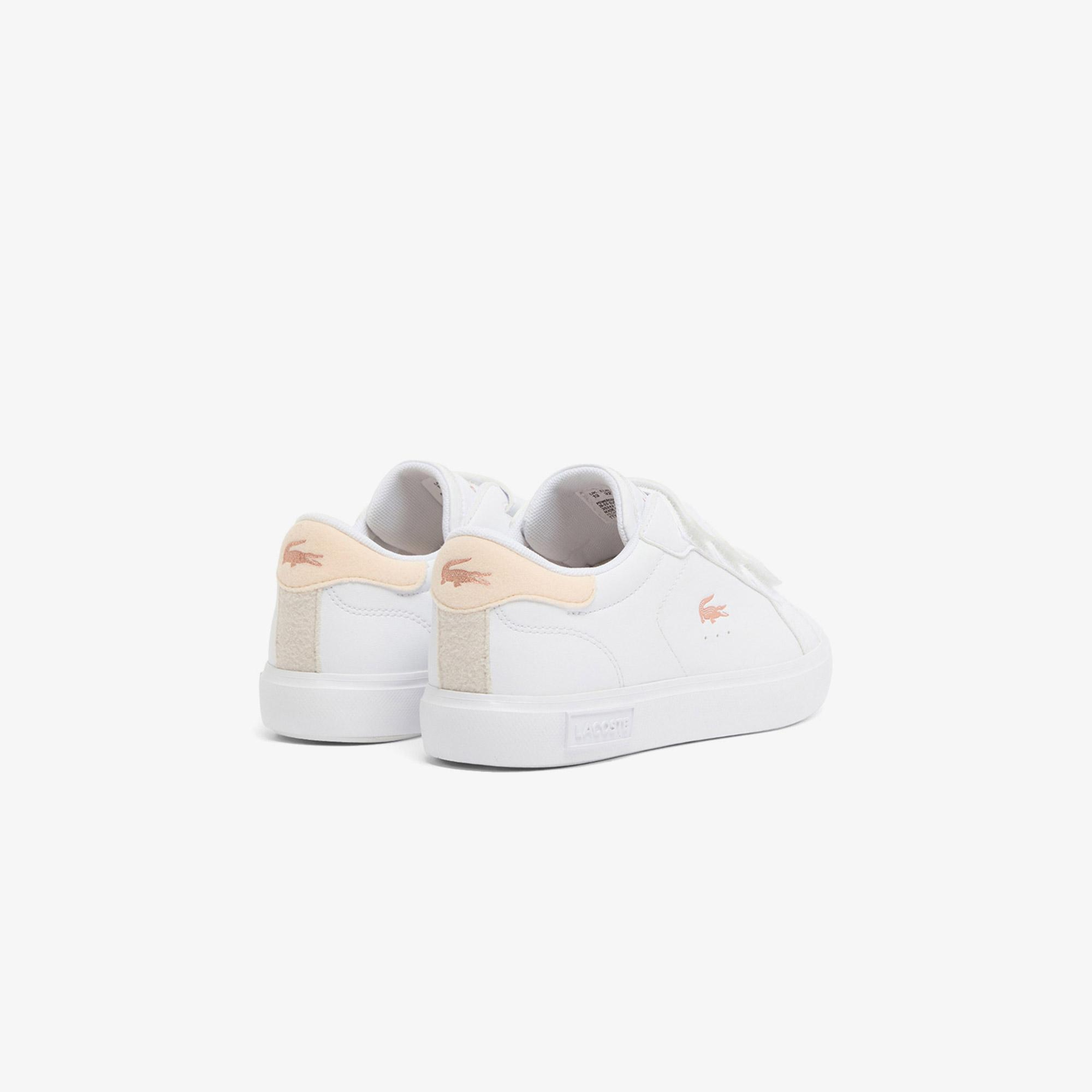 Lacoste Powercourt Çocuk Beyaz Sneaker