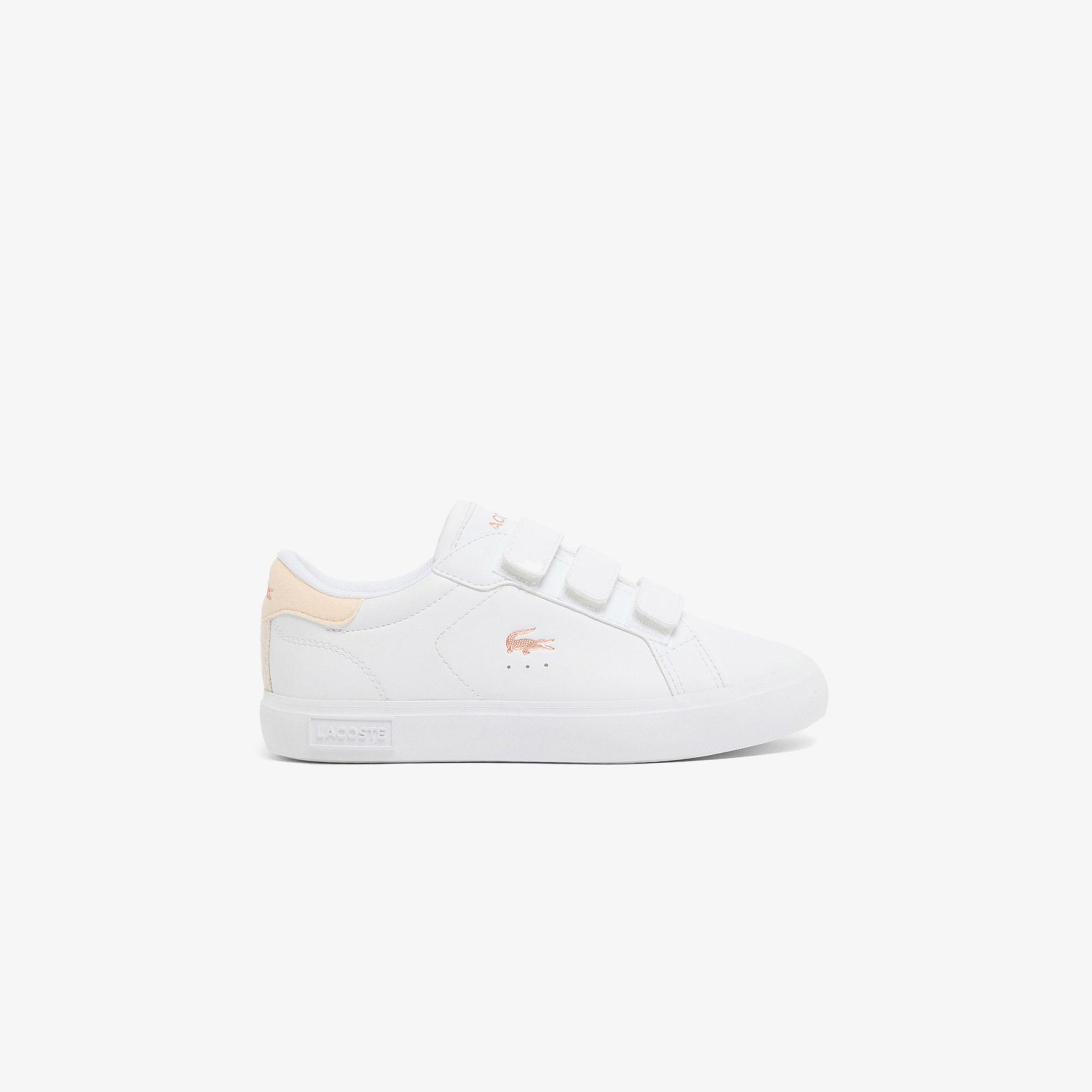 Lacoste Powercourt Çocuk Beyaz Sneaker
