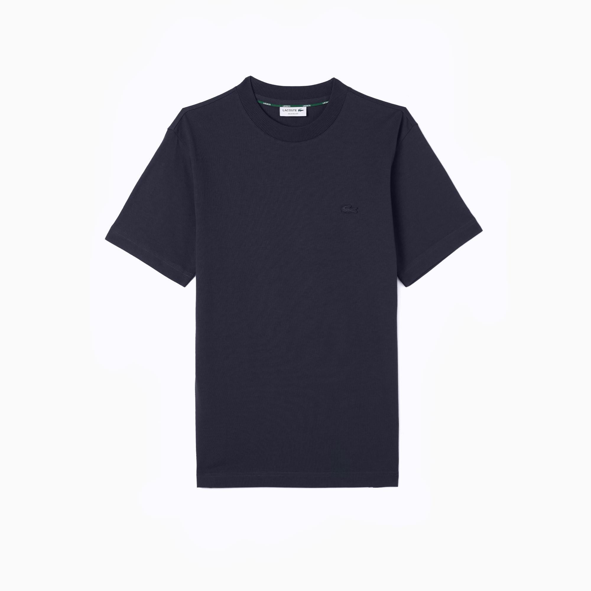 Lacoste Erkek Relaxed Fit Bisiklet Yaka Lacivert T-Shirt