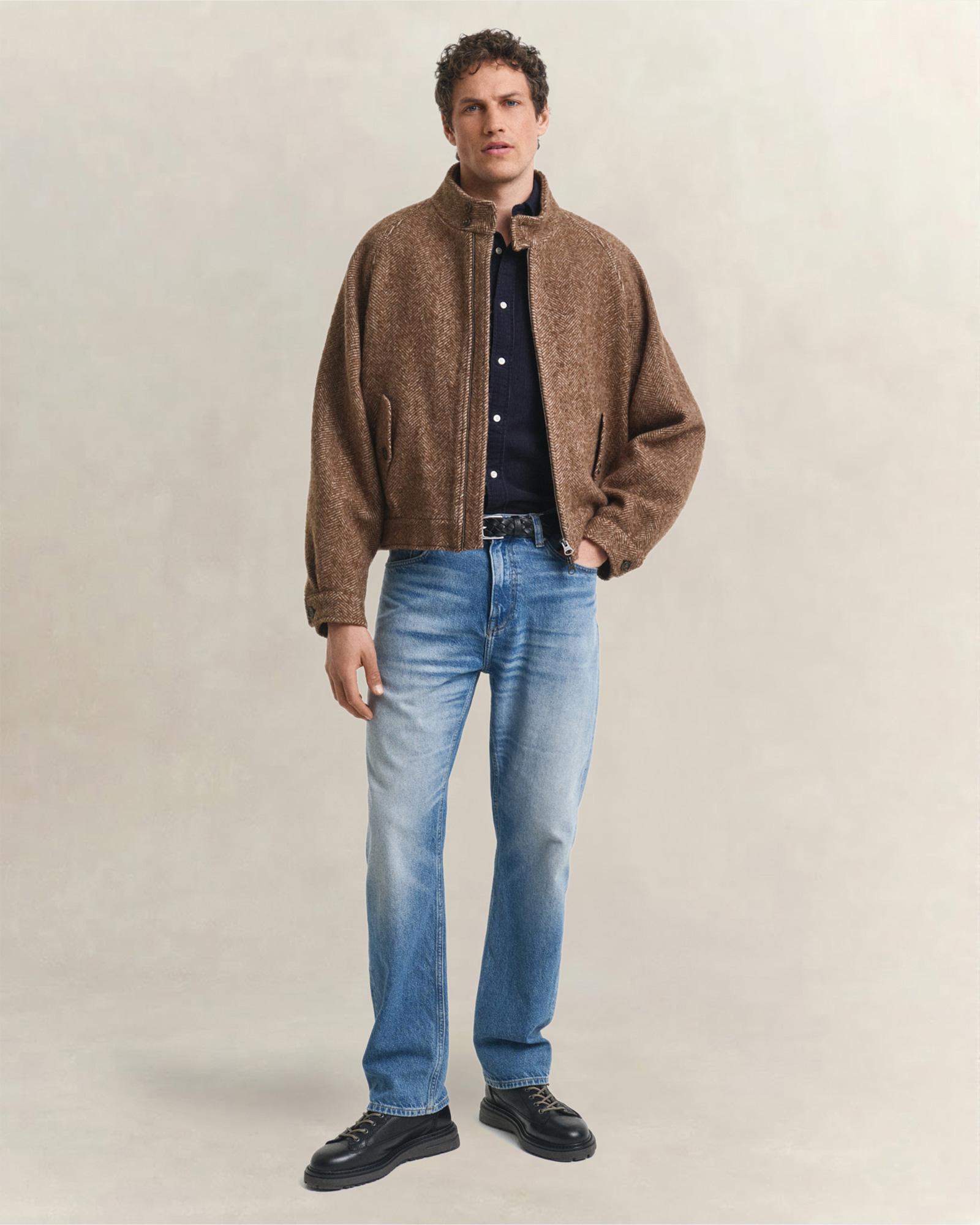 GANT Erkek Lacivert Regular Fit Düğmeli Gömlek