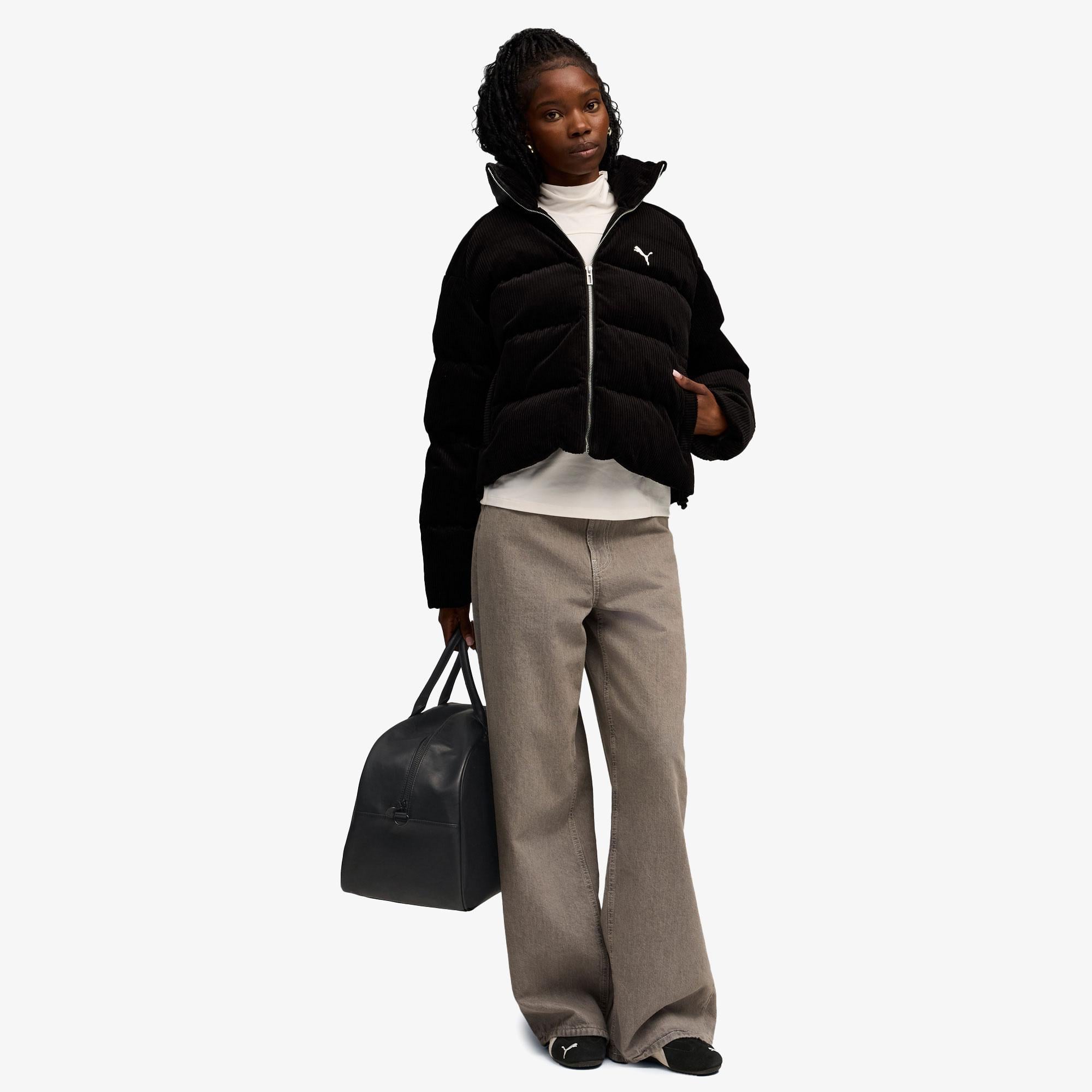 Puma Wardrobe Essentials Relaxed Kadın Siyah Ceket
